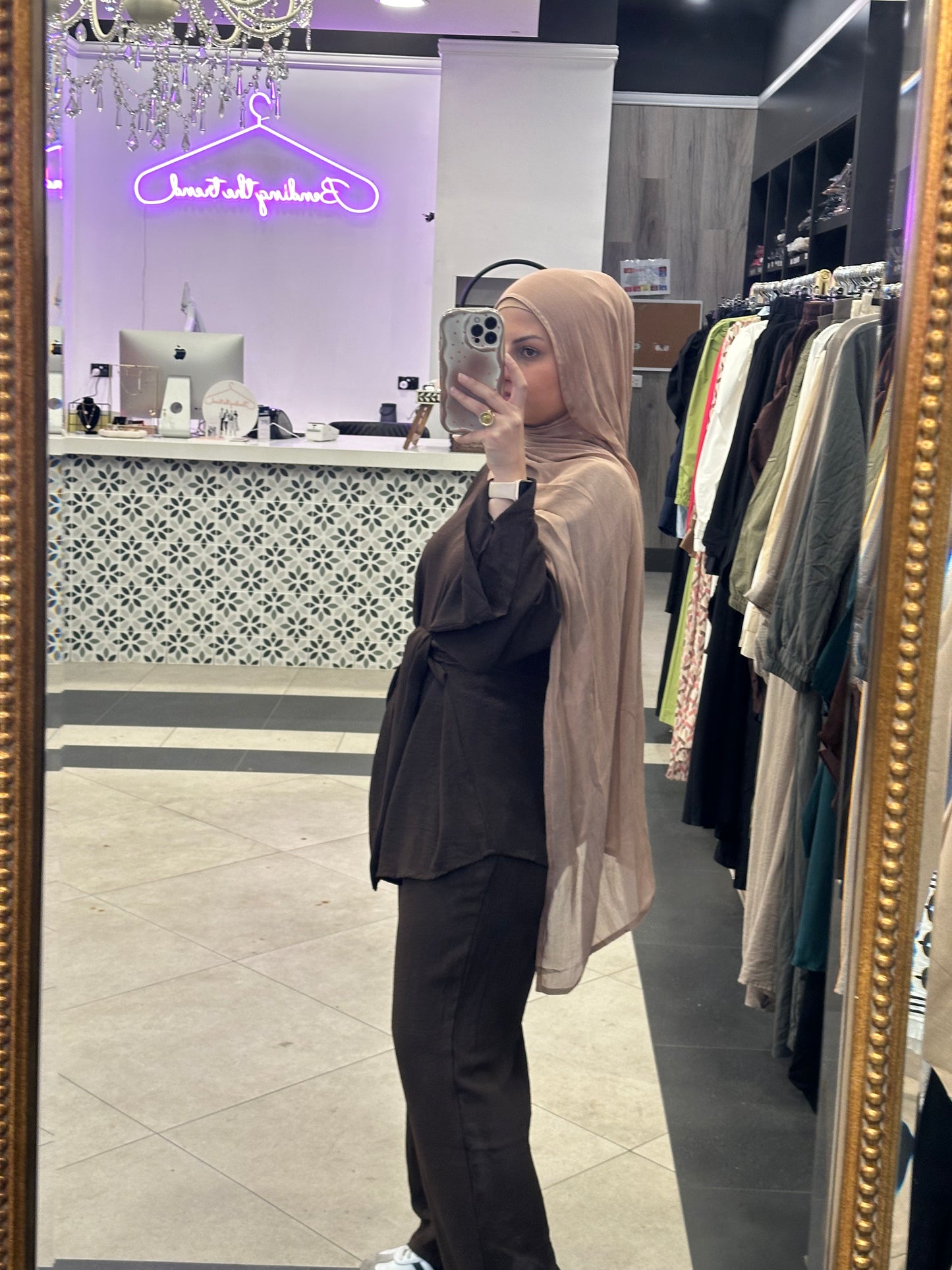 Myra tie set- Brown