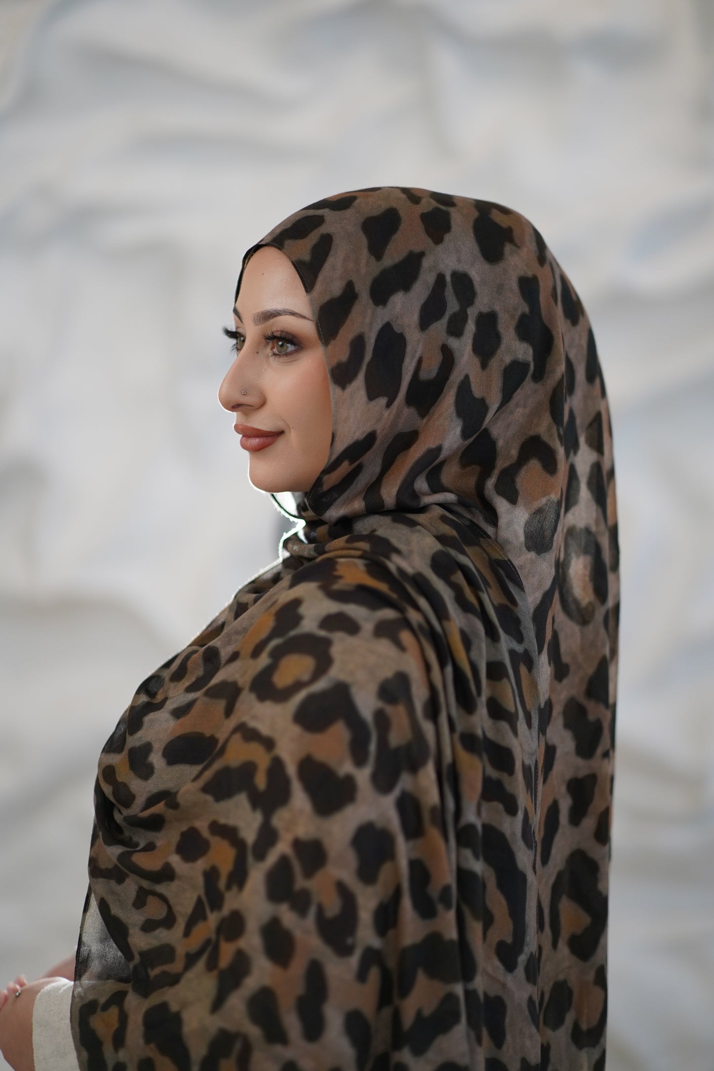 Tiger Modal Print Hijab