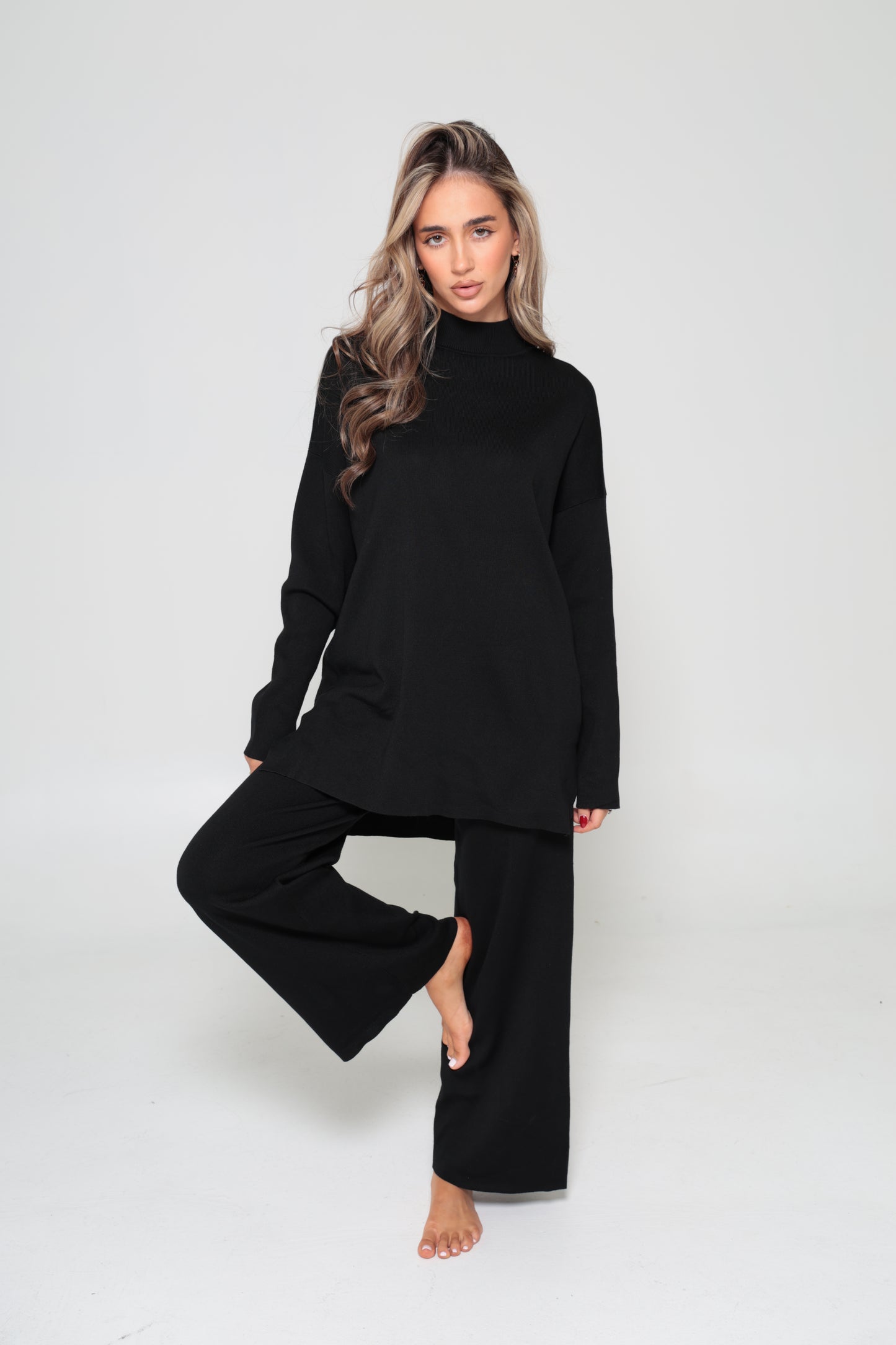 Mariam Knit Set Black