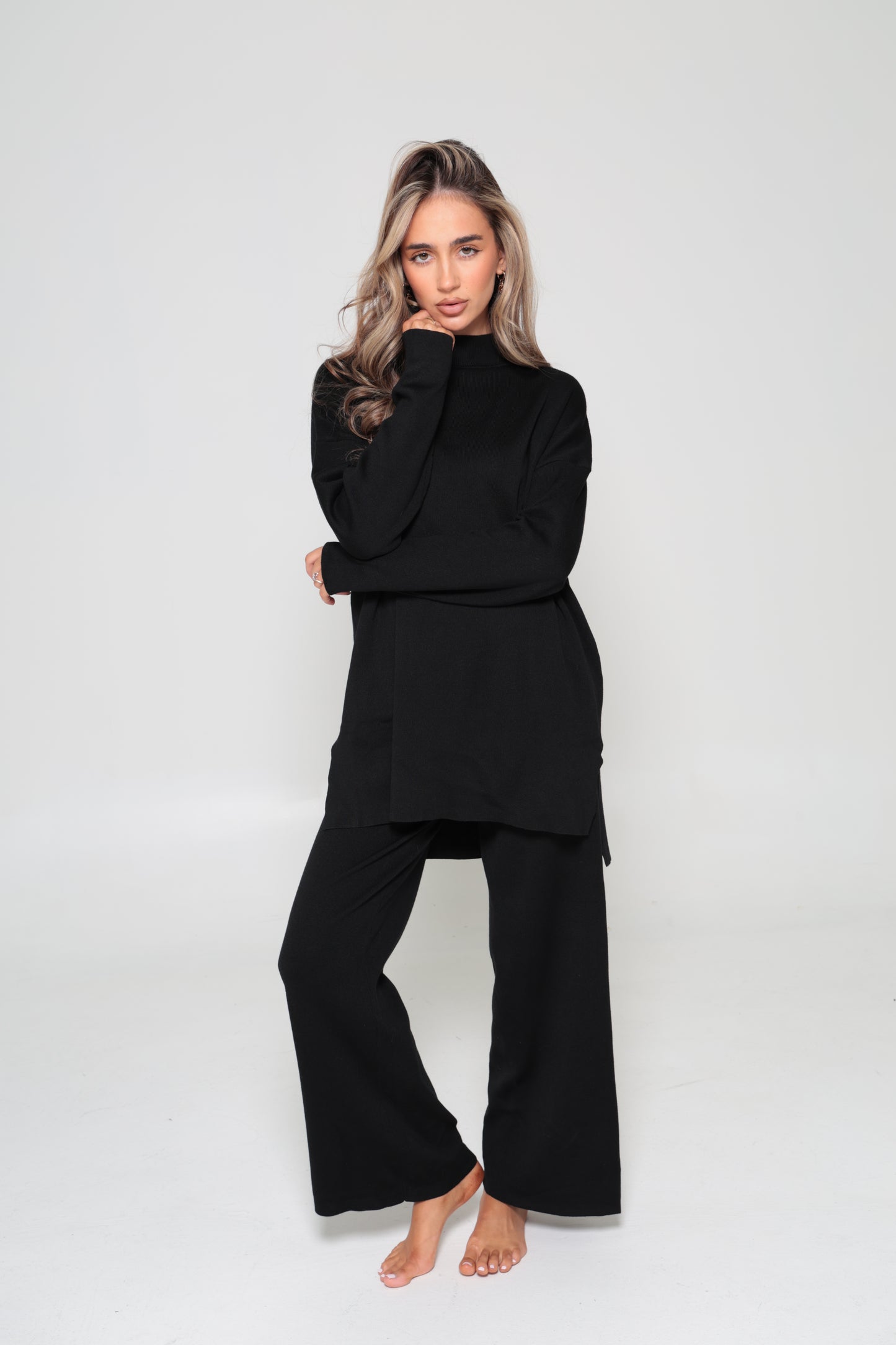 Mariam Knit Set Black