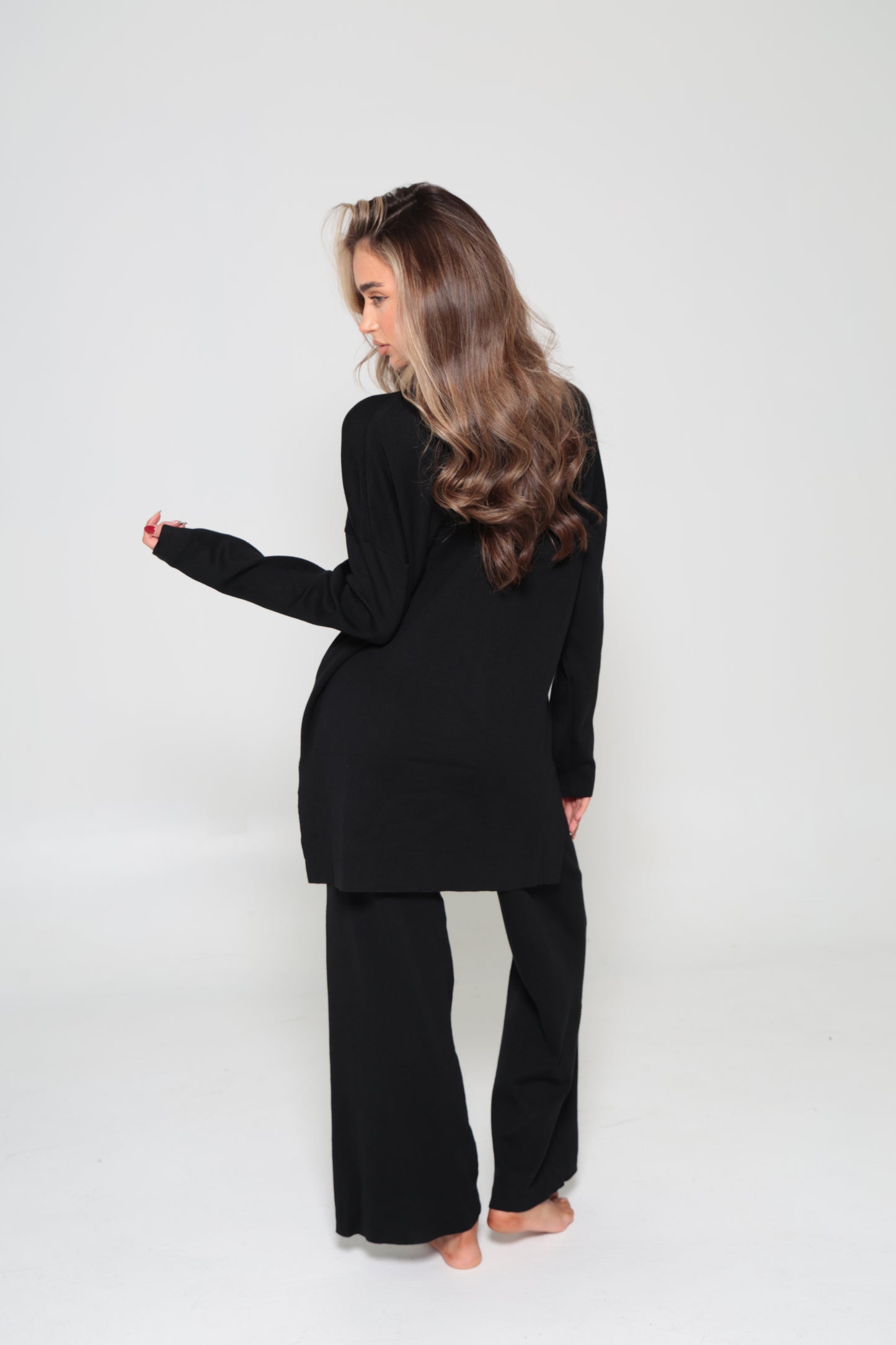 Mariam Knit Set Black