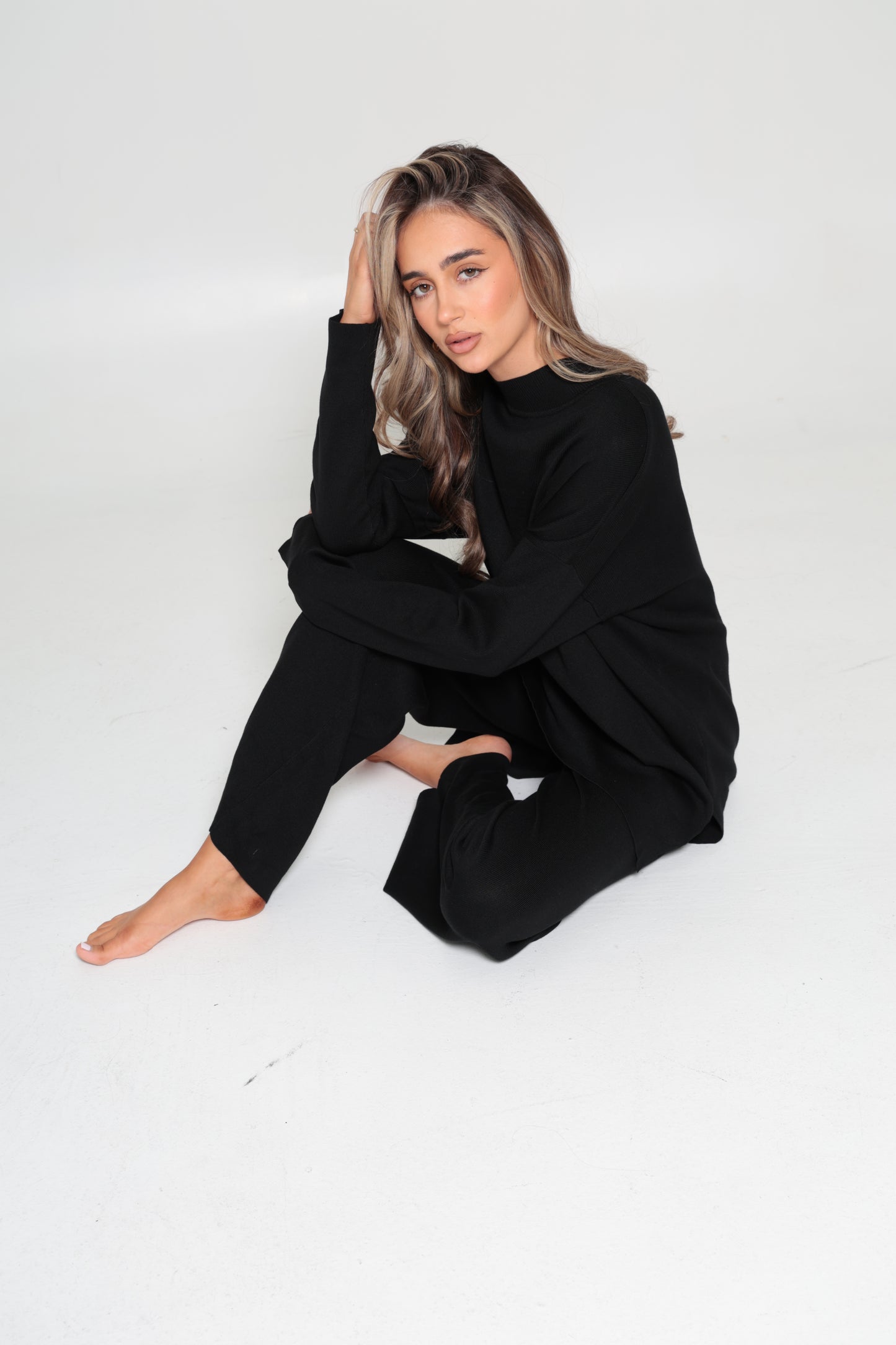Mariam Knit Set Black