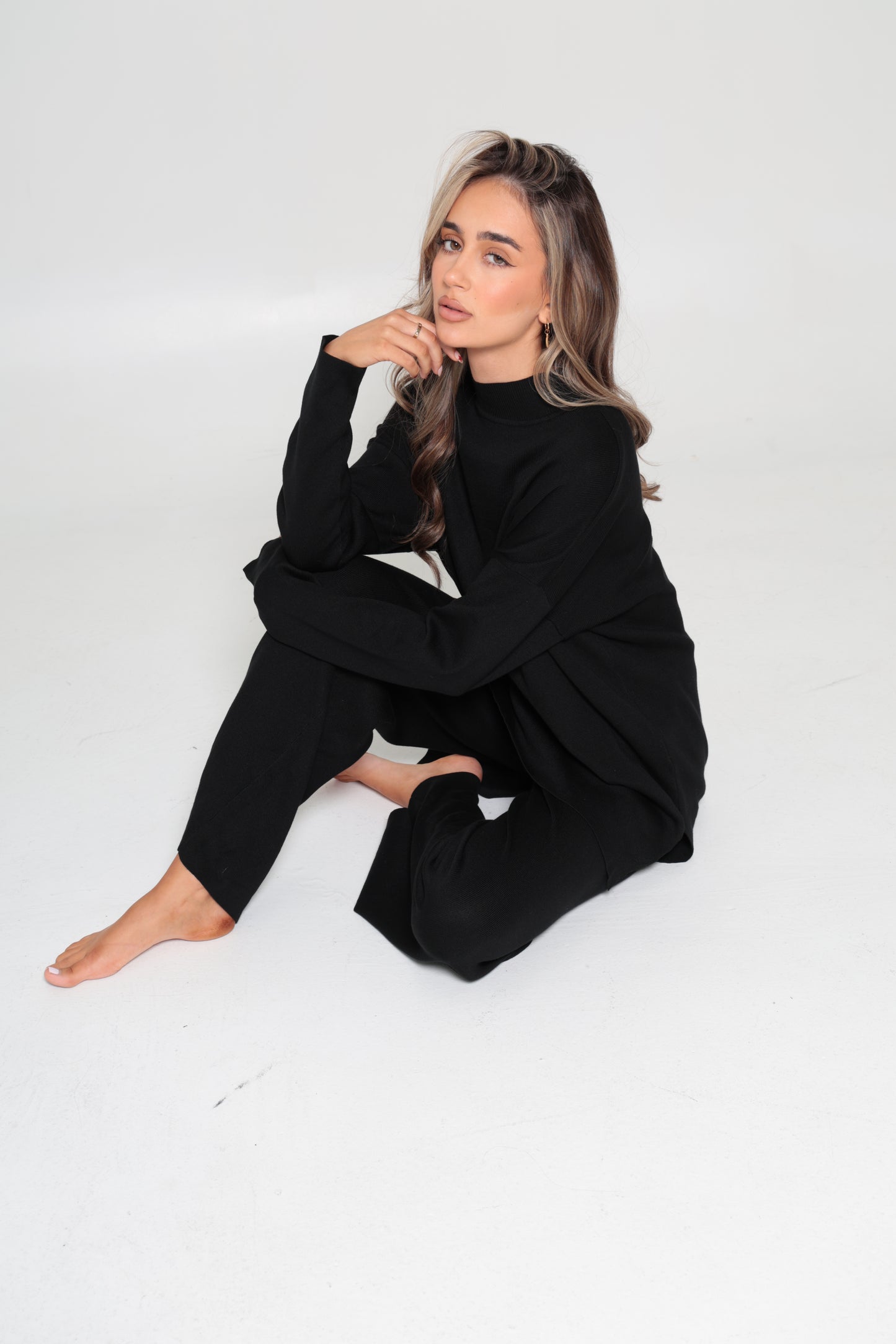 Mariam Knit Set Black