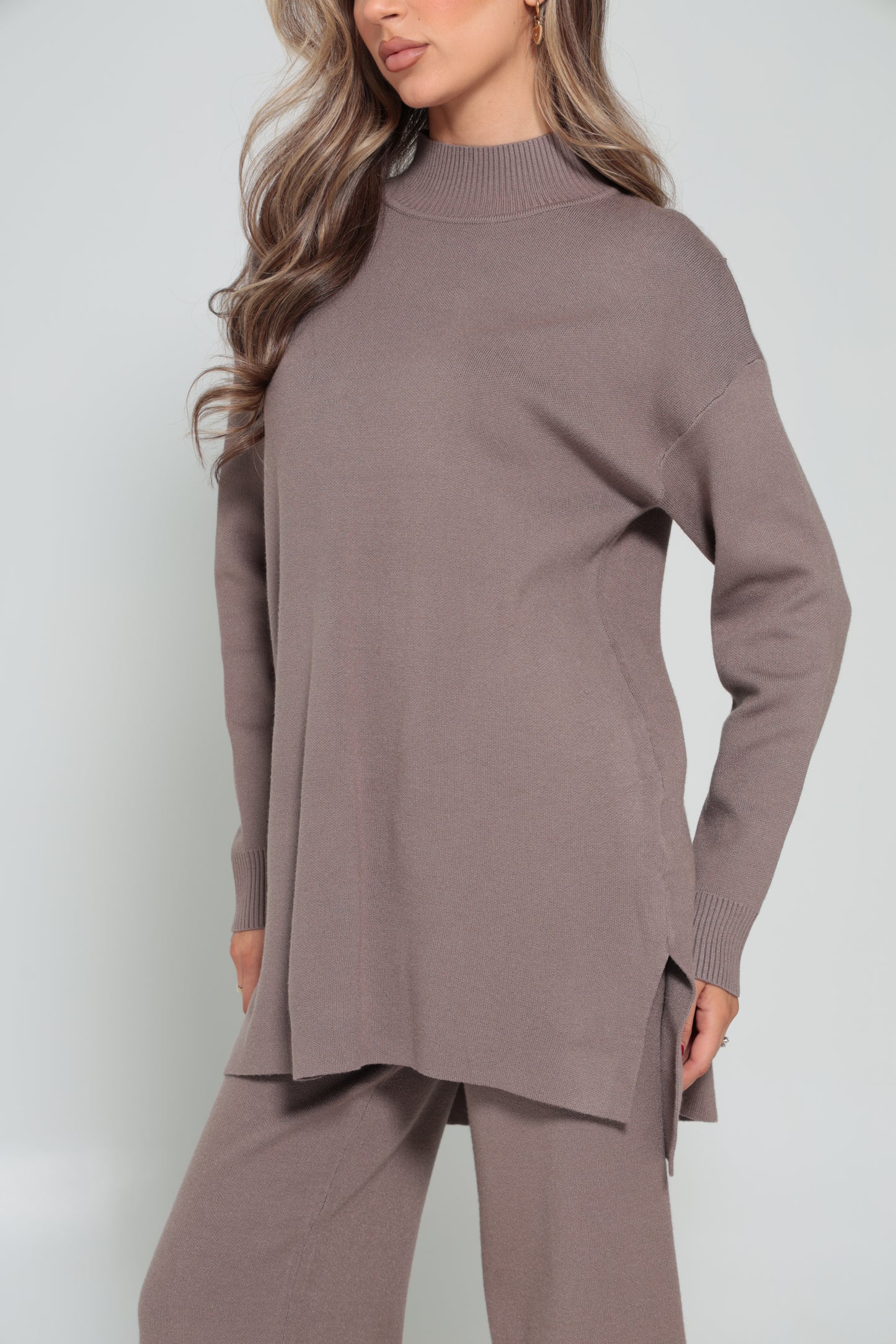 Mariam Knit Set Mocha