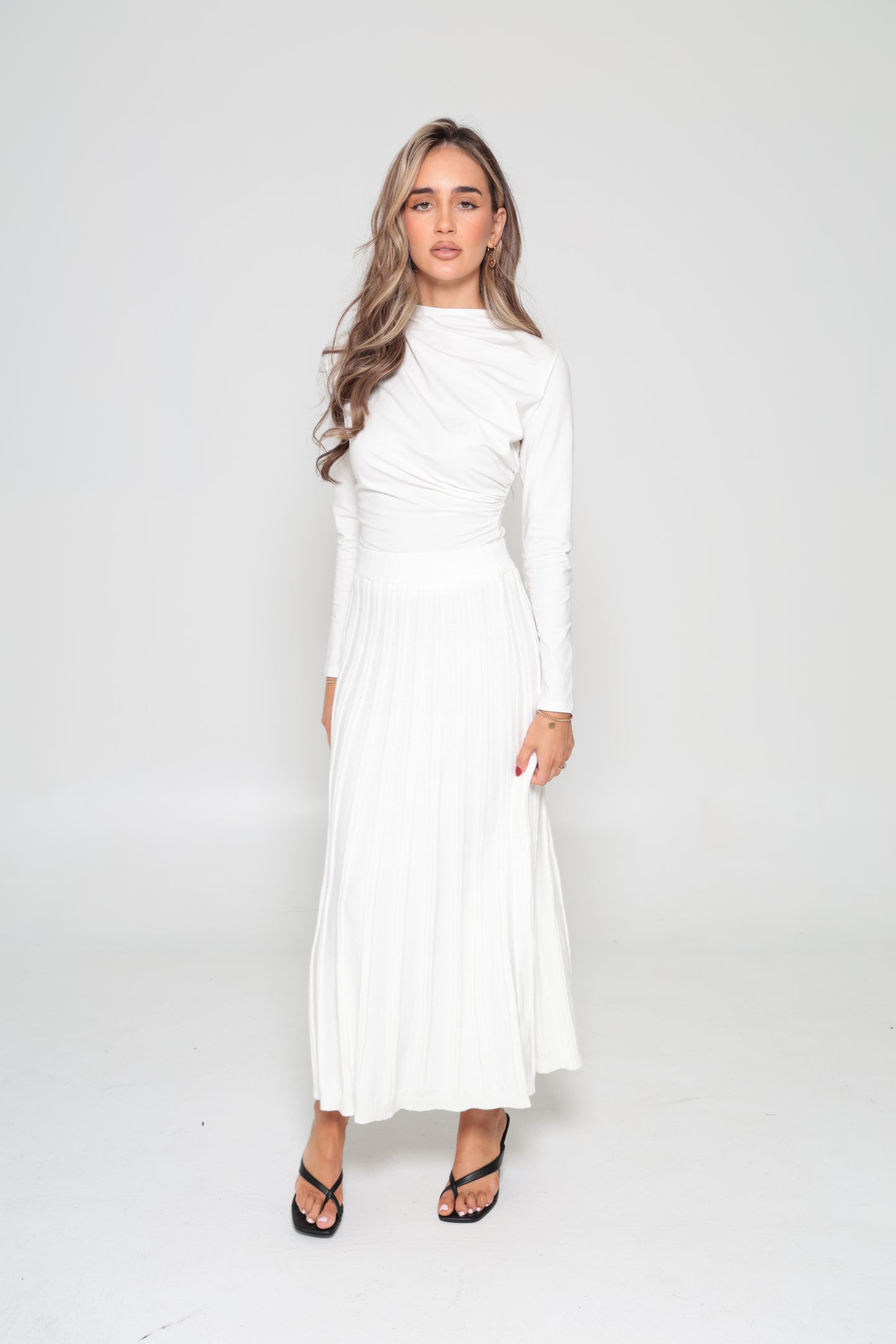 Textured Knit Skirt