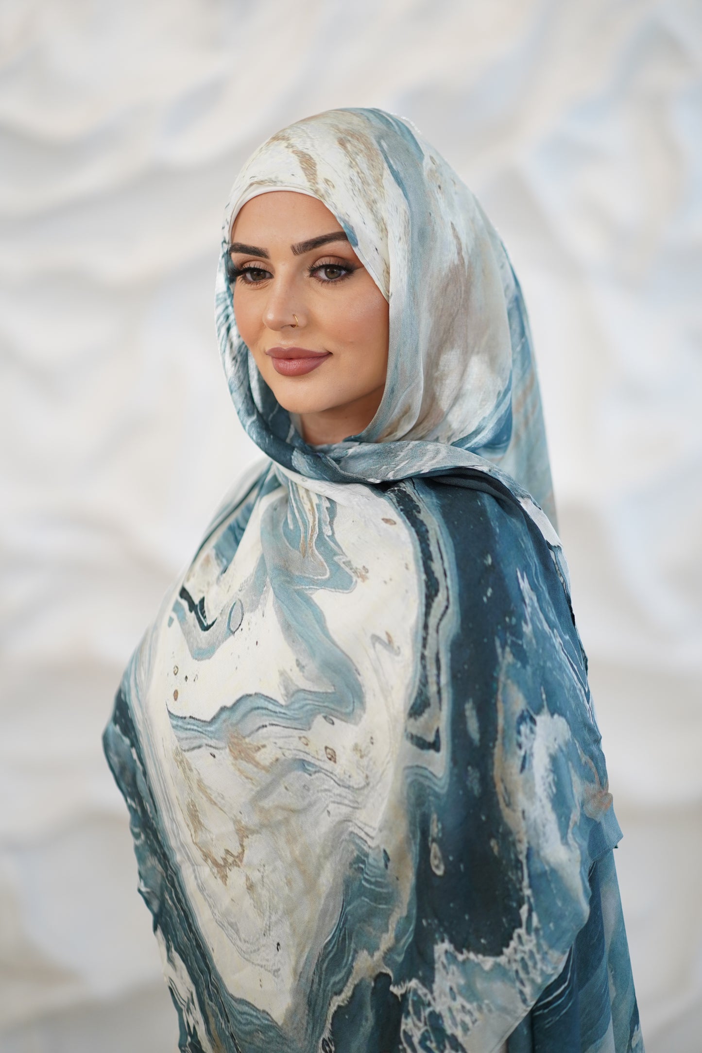 Ocean Printed Modal