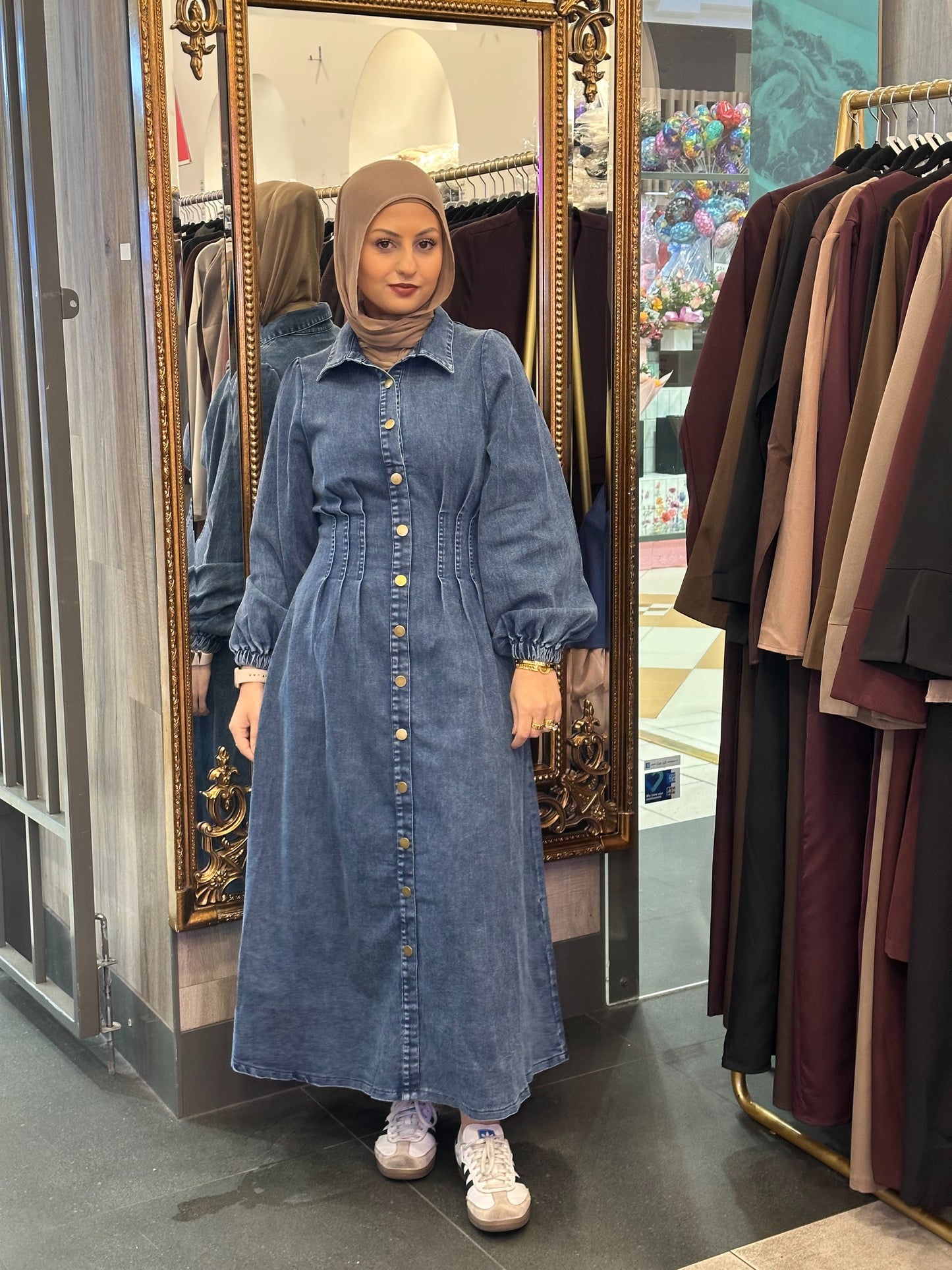 Isabella Dress Denim
