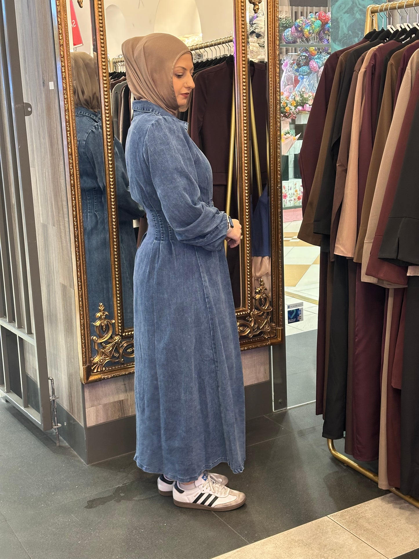 Isabella Dress Denim