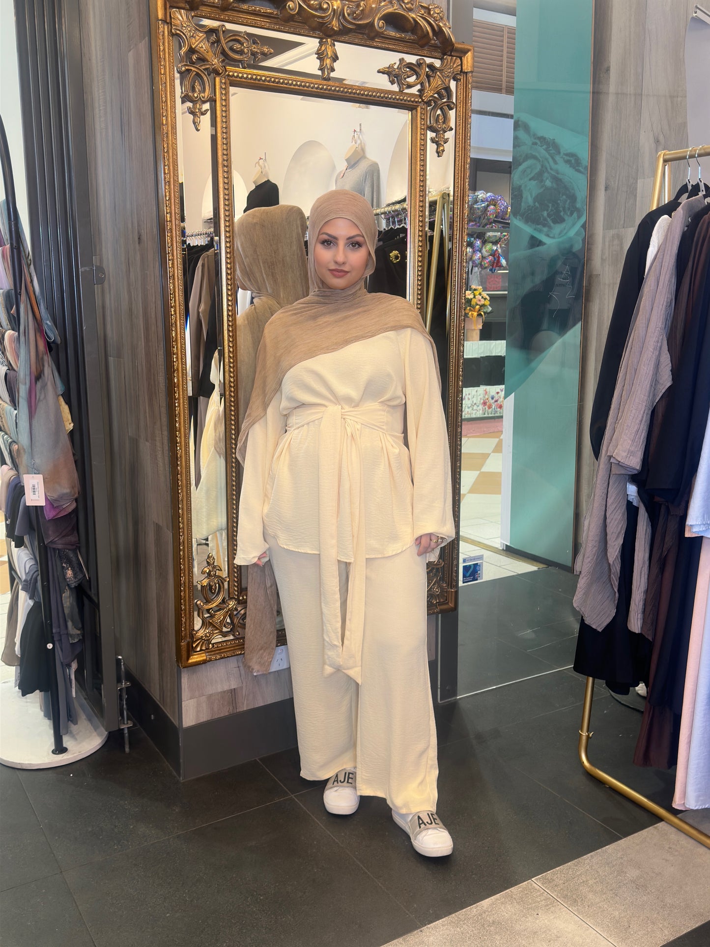 Myra tie set- Soft Yellow