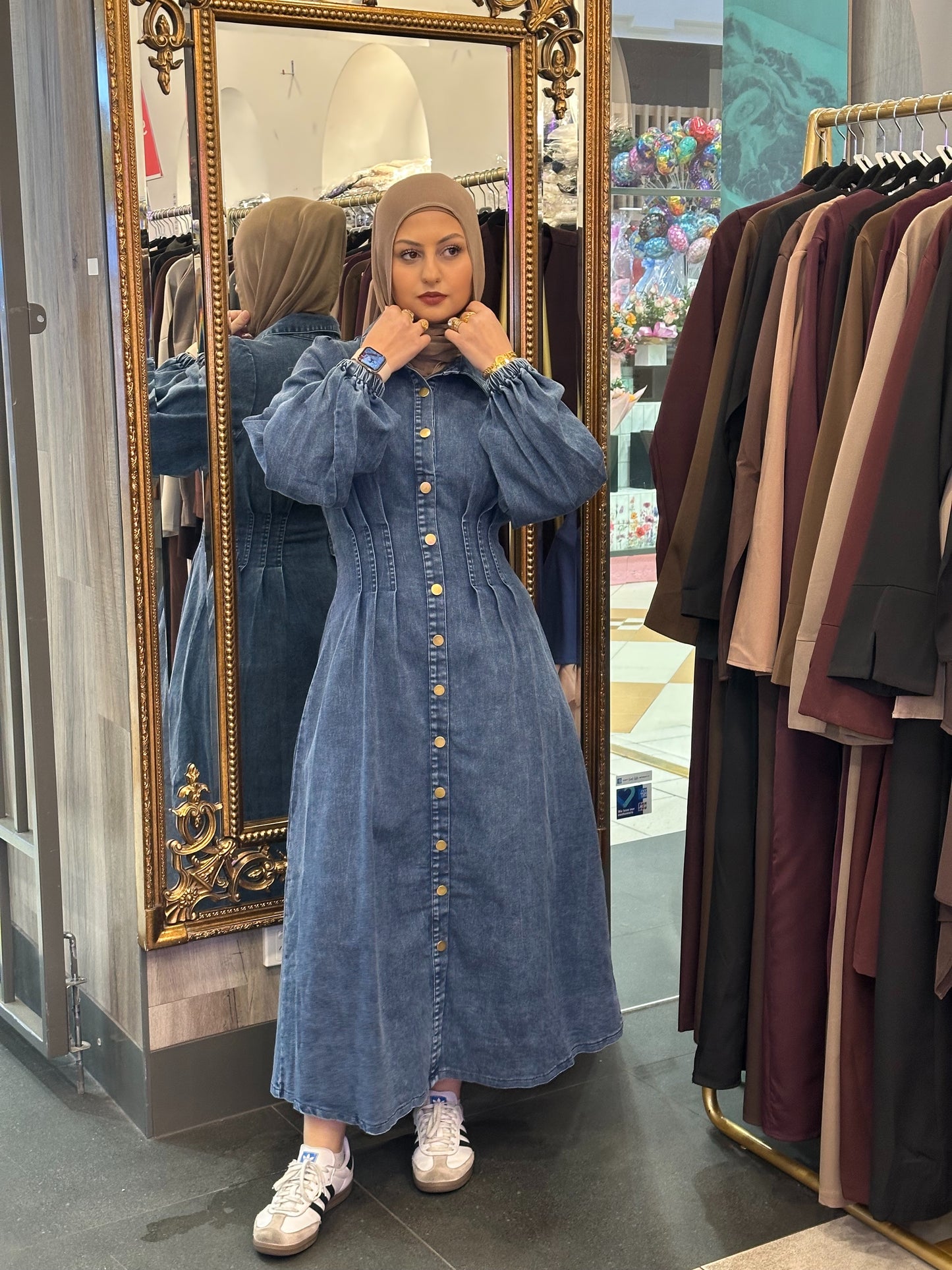 Isabella Dress Denim