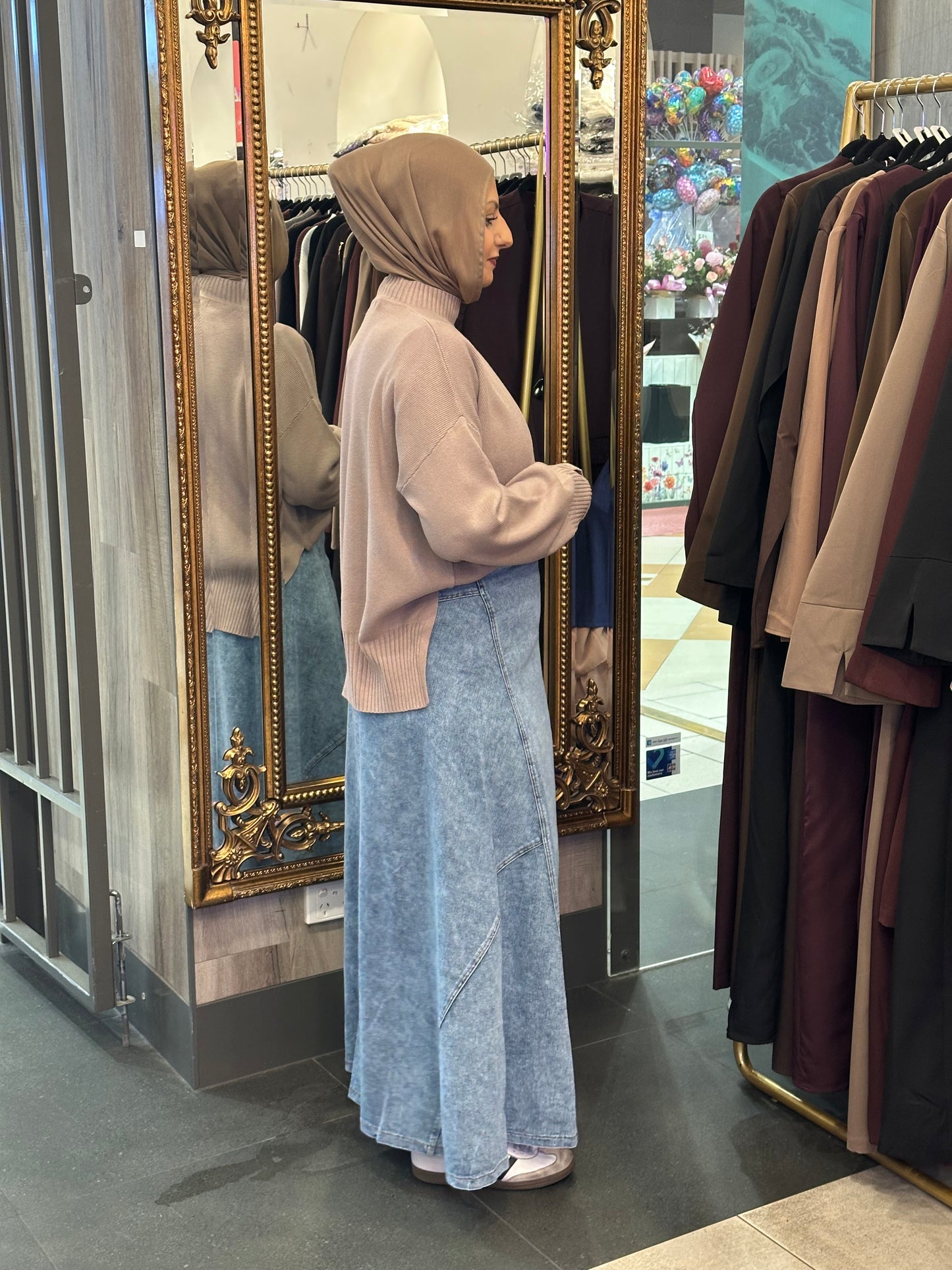 Makayla Denim Skirt