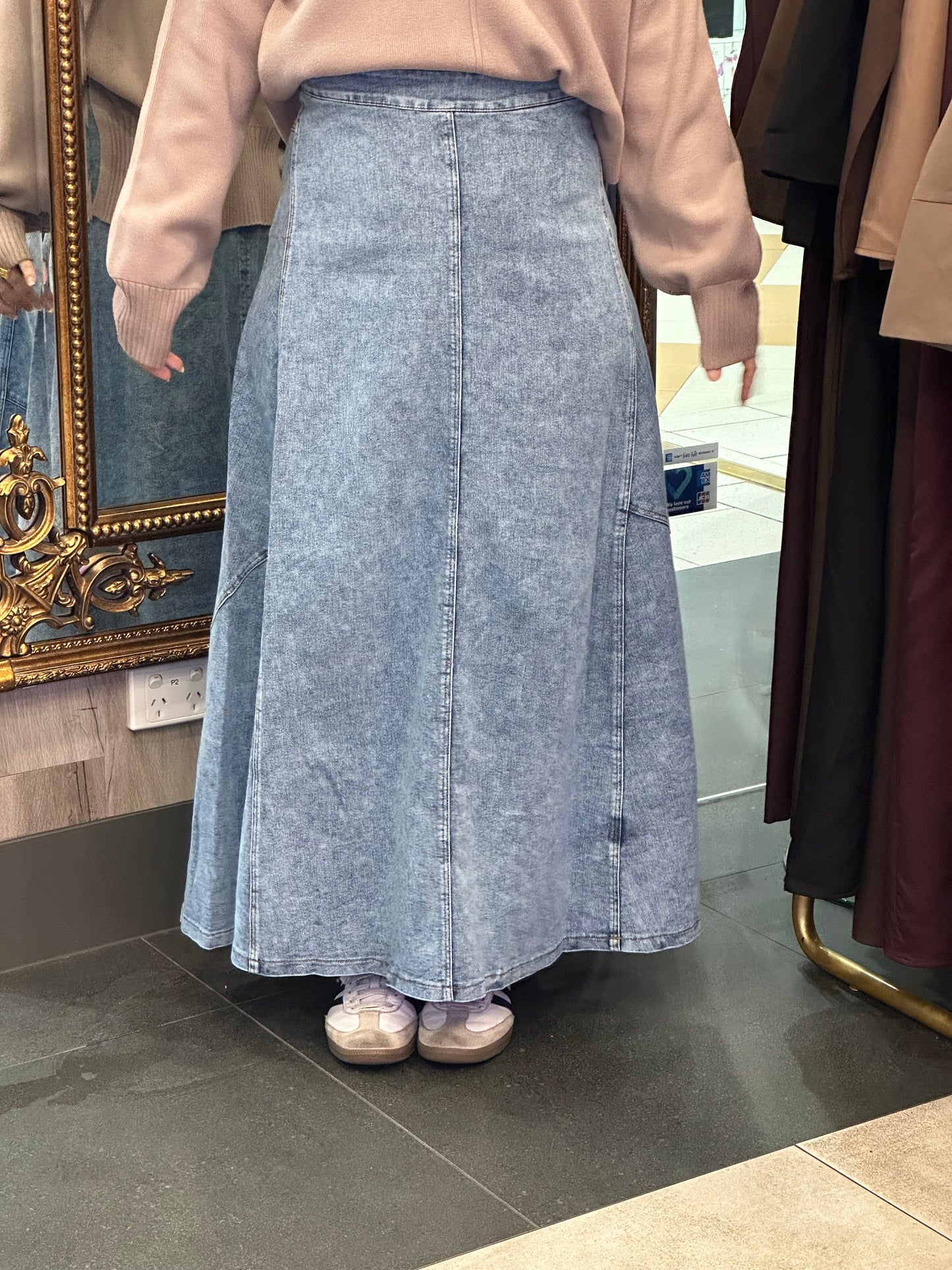 Makayla Denim Skirt