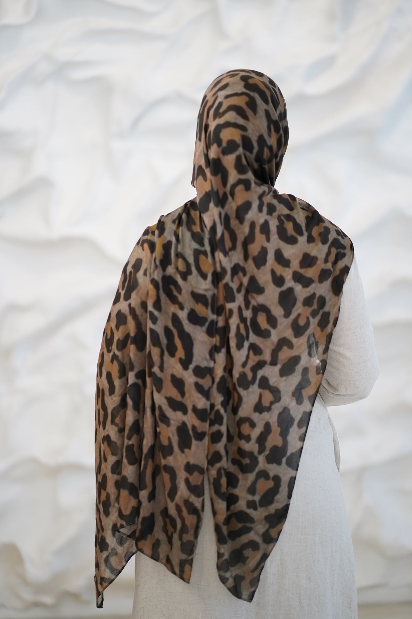 Tiger Modal Print Hijab