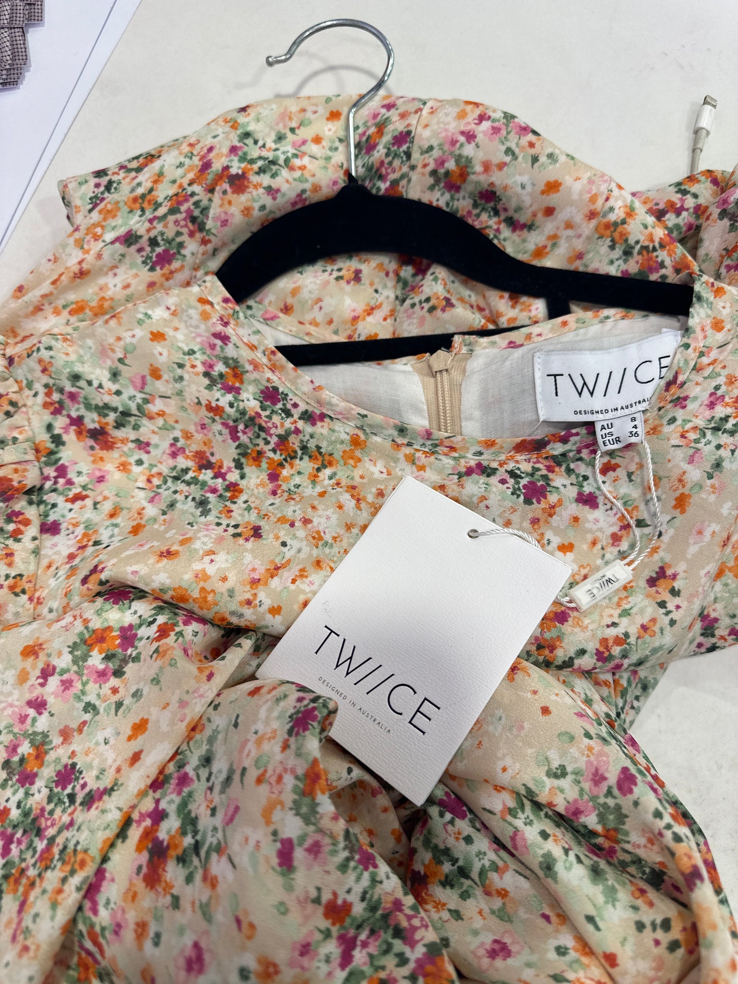 Jasmine light floral dress