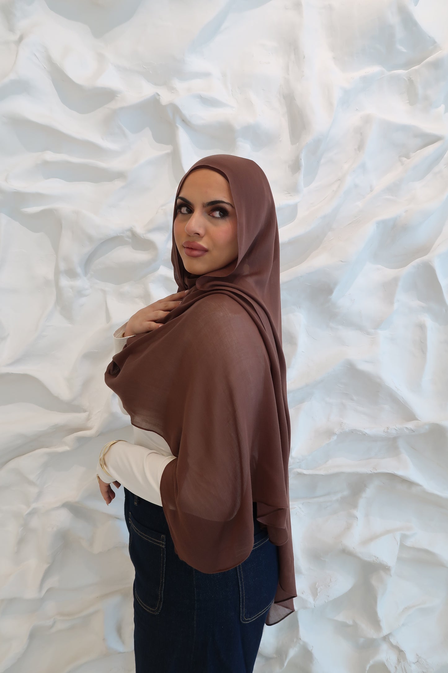 Coffee Hijab Set #27