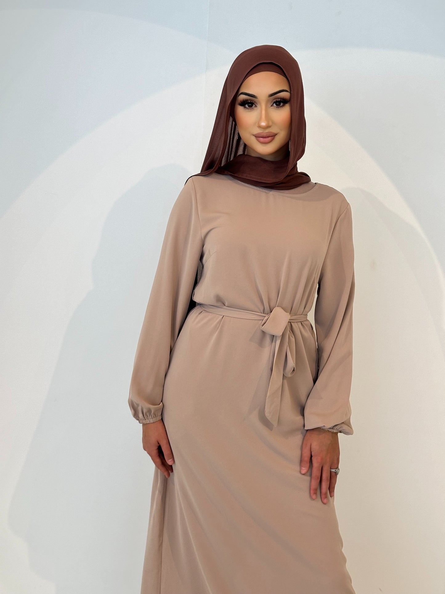 Rahma Abaya Set-Beige