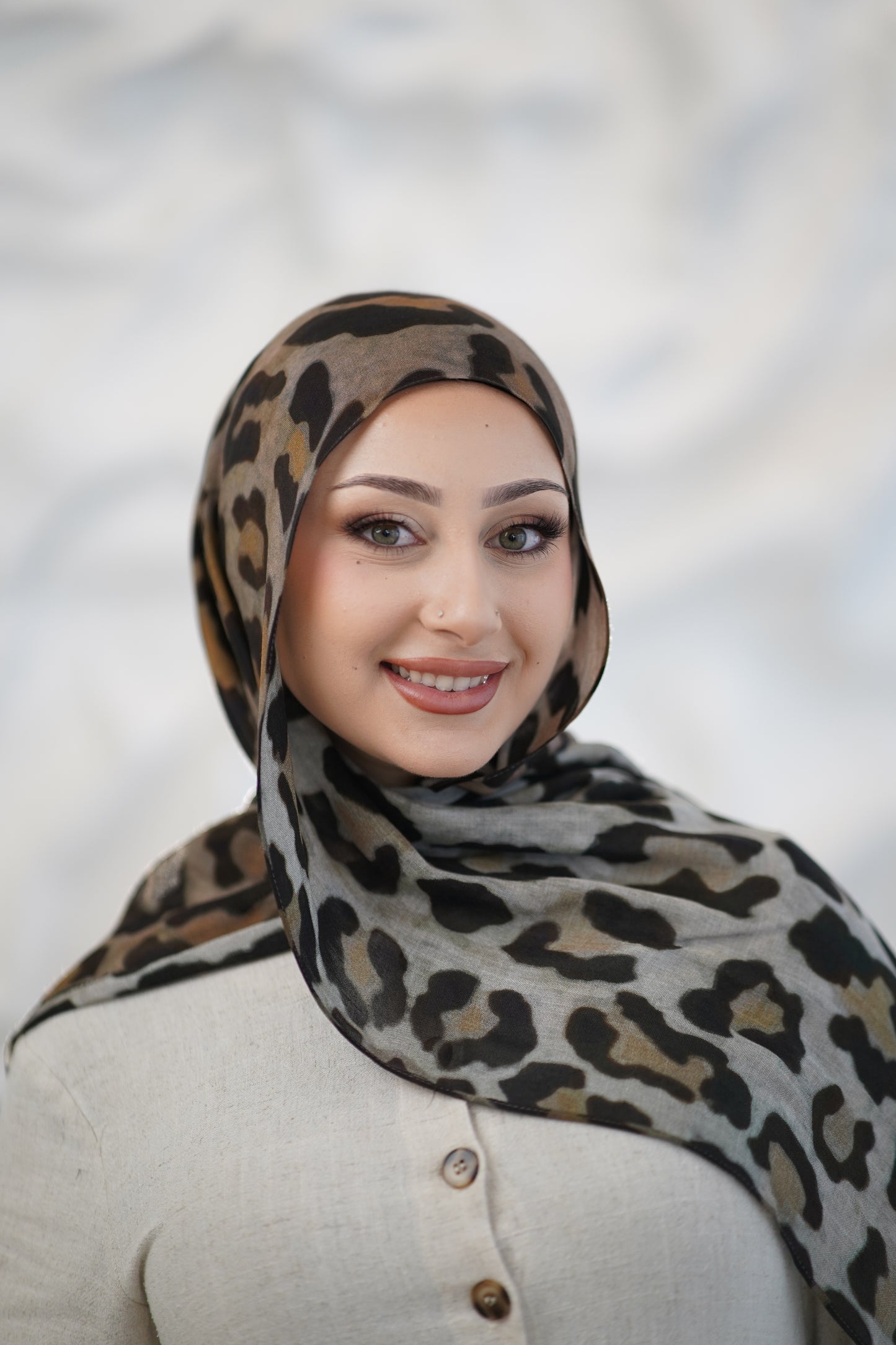 Tiger Modal Print Hijab