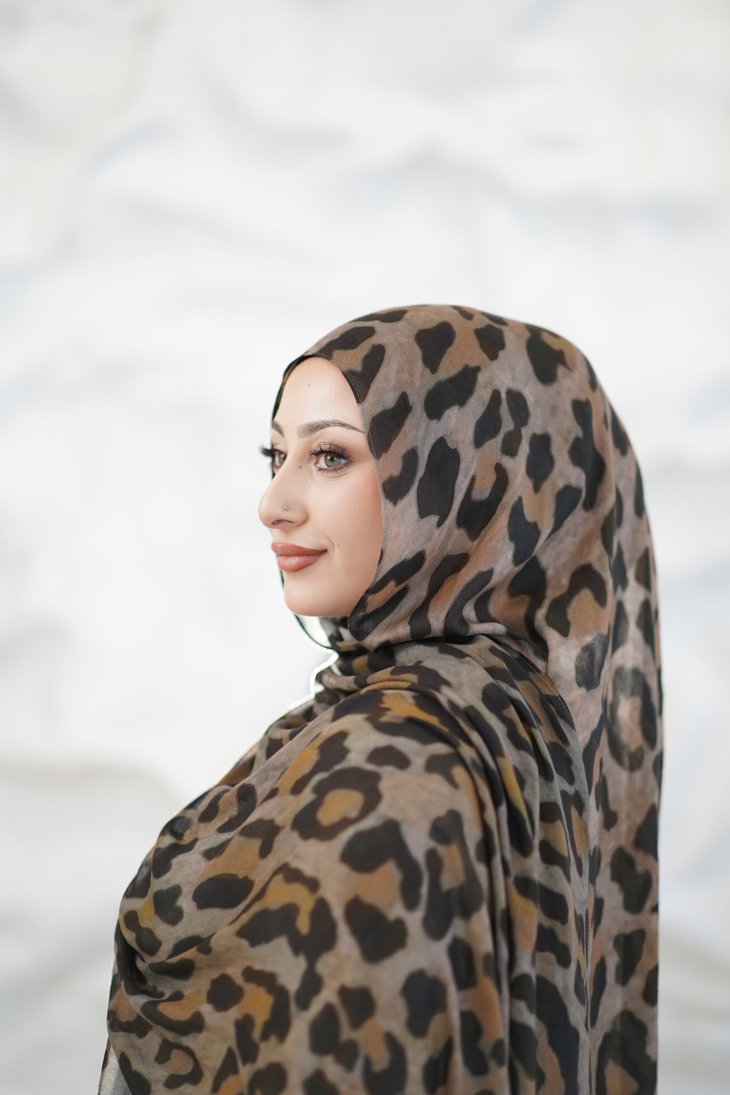Tiger Modal Print Hijab