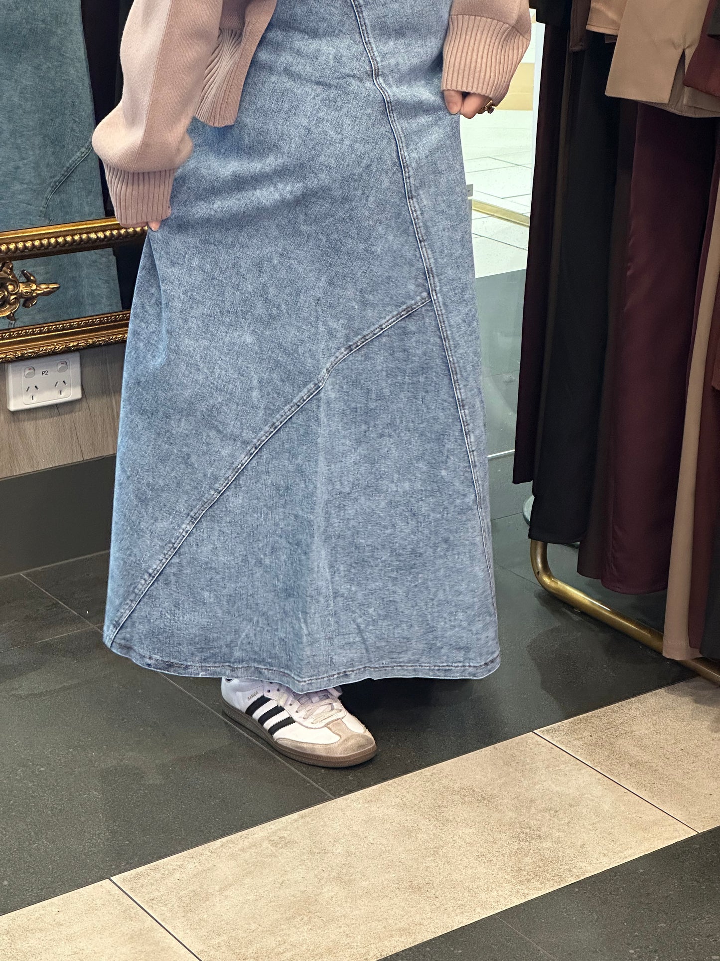 Makayla Denim Skirt