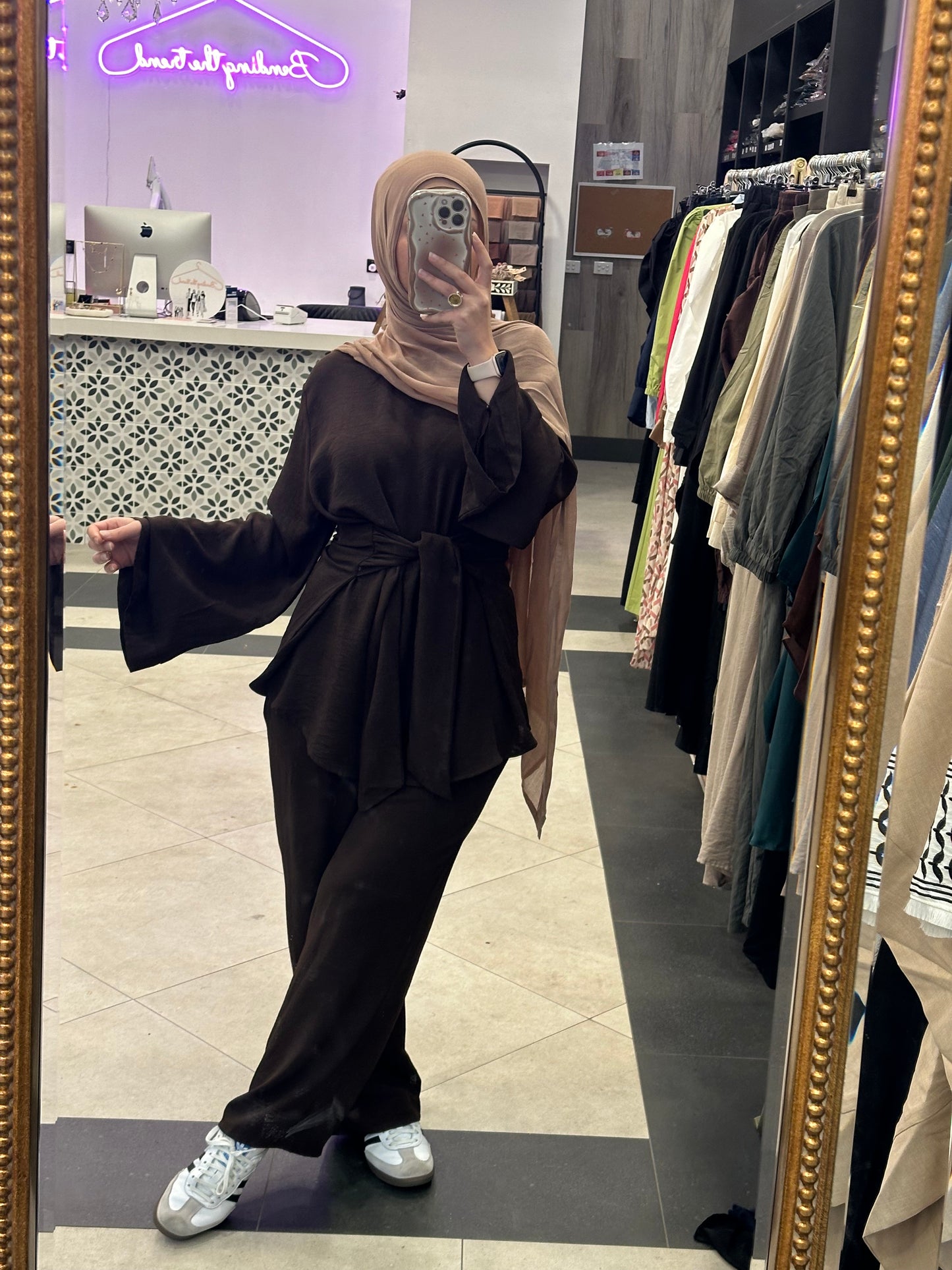 Myra tie set- Brown