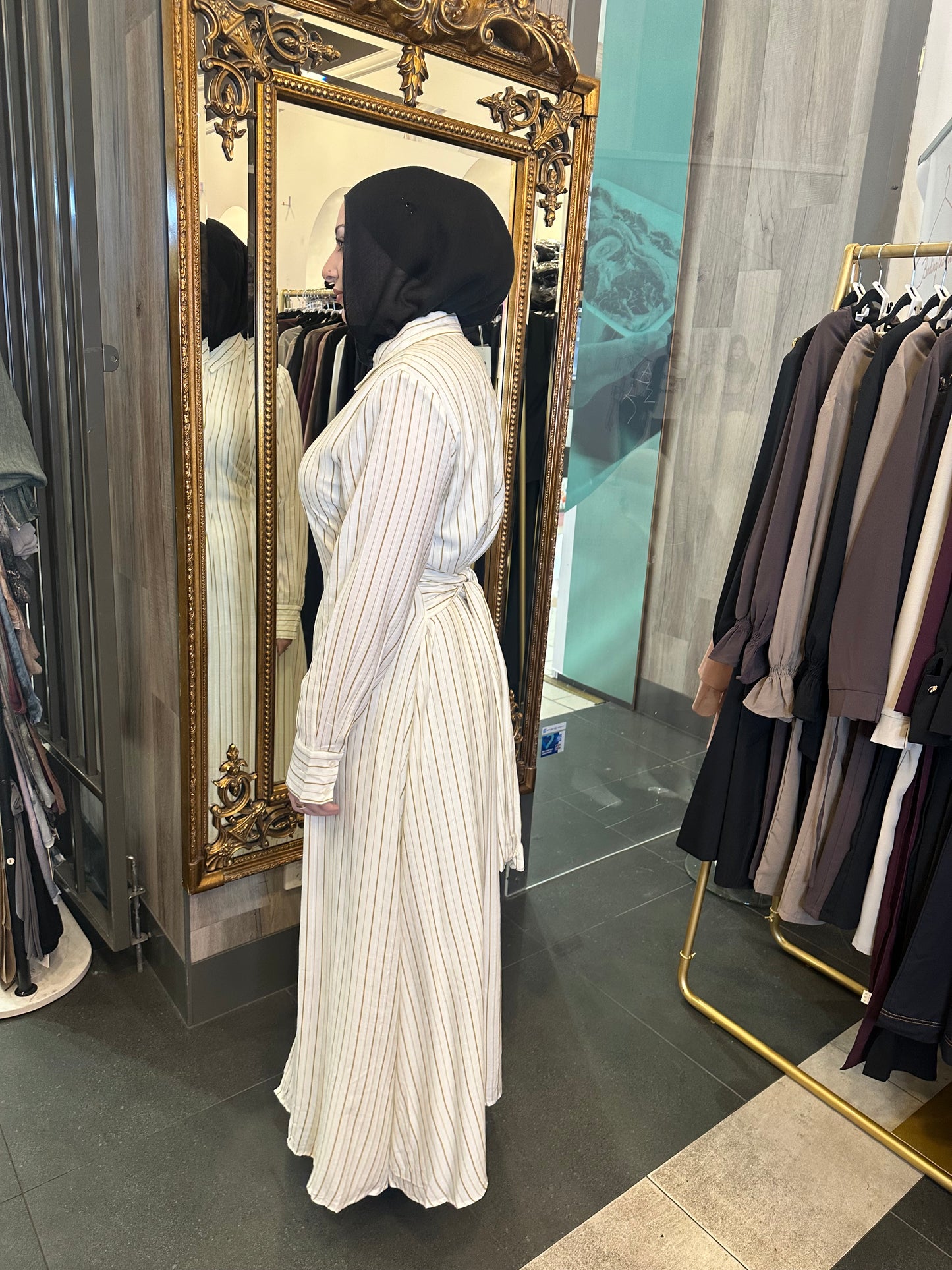 Heba Stripe Dress