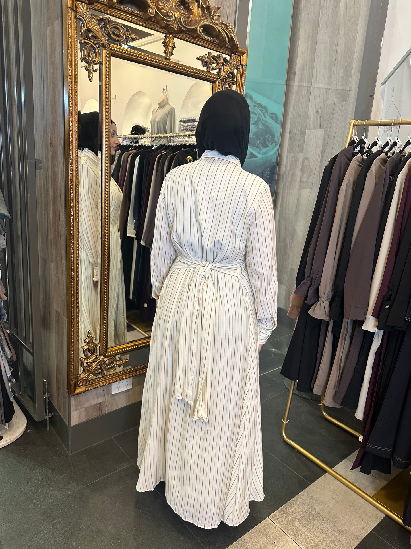 Heba Stripe Dress