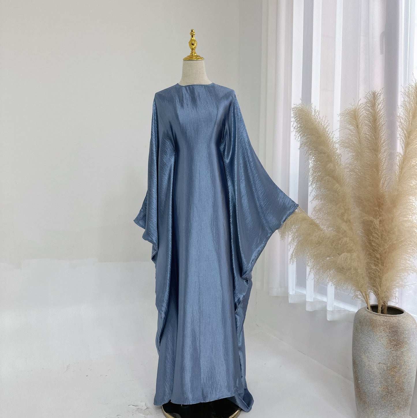 Sophia Butterfly Abaya- Light Blue