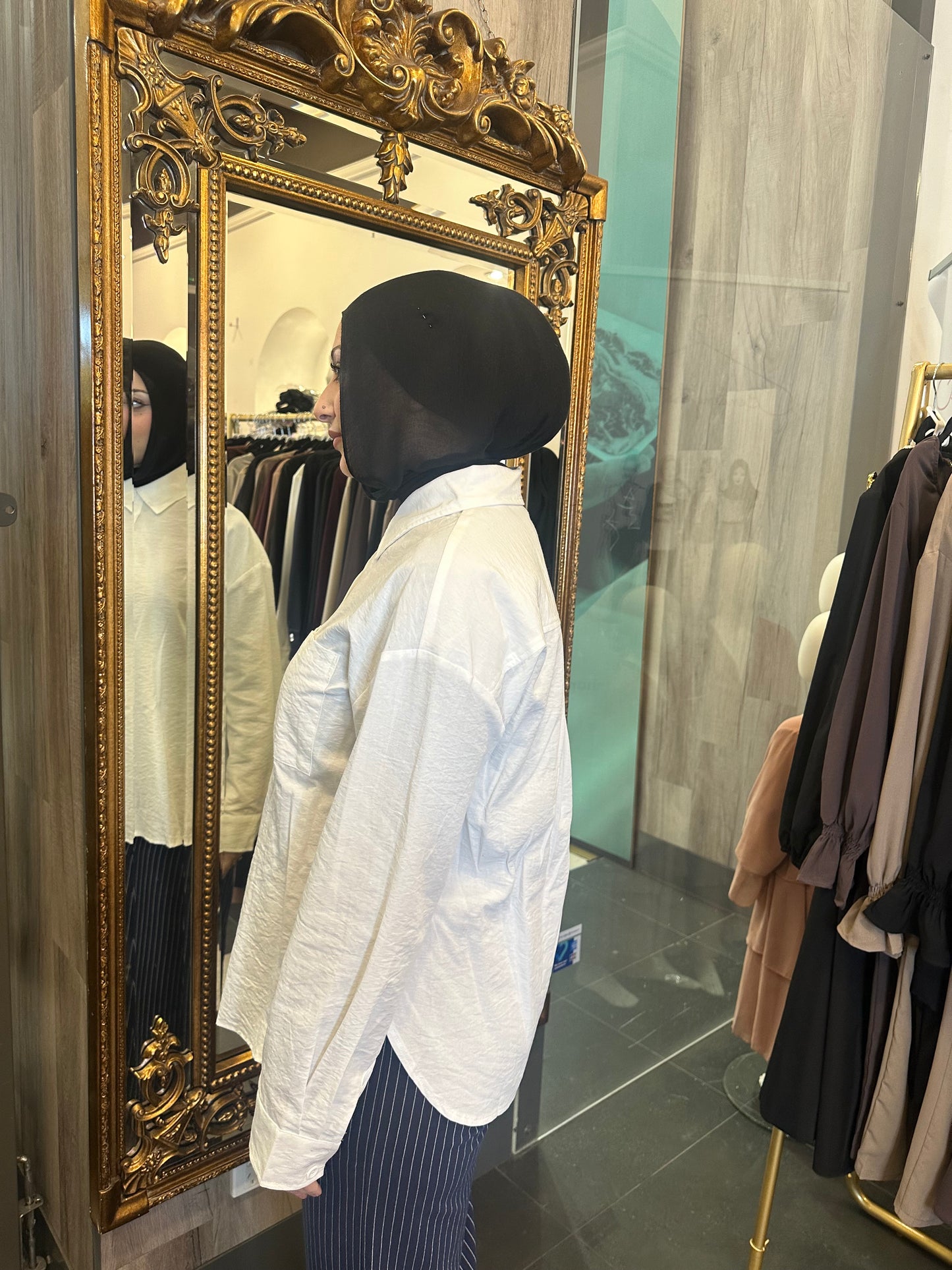 White Oversized Top
