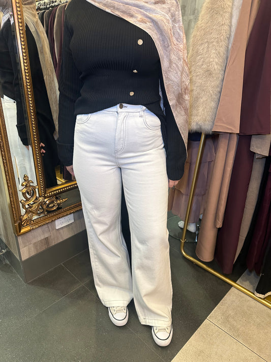 White Denim Jeans