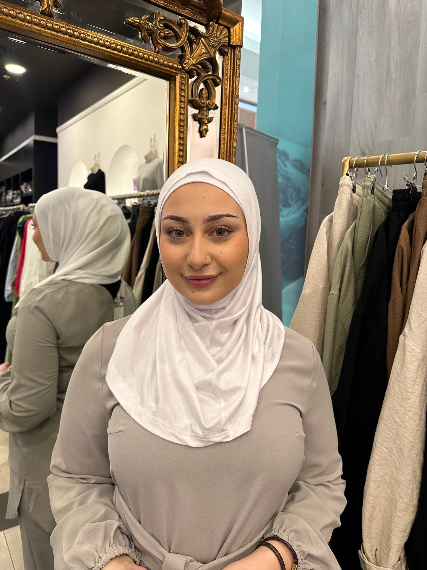 Amira 2pc hijab set (White)