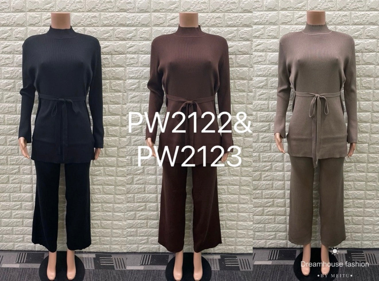 Amina Ribbed Knit Set