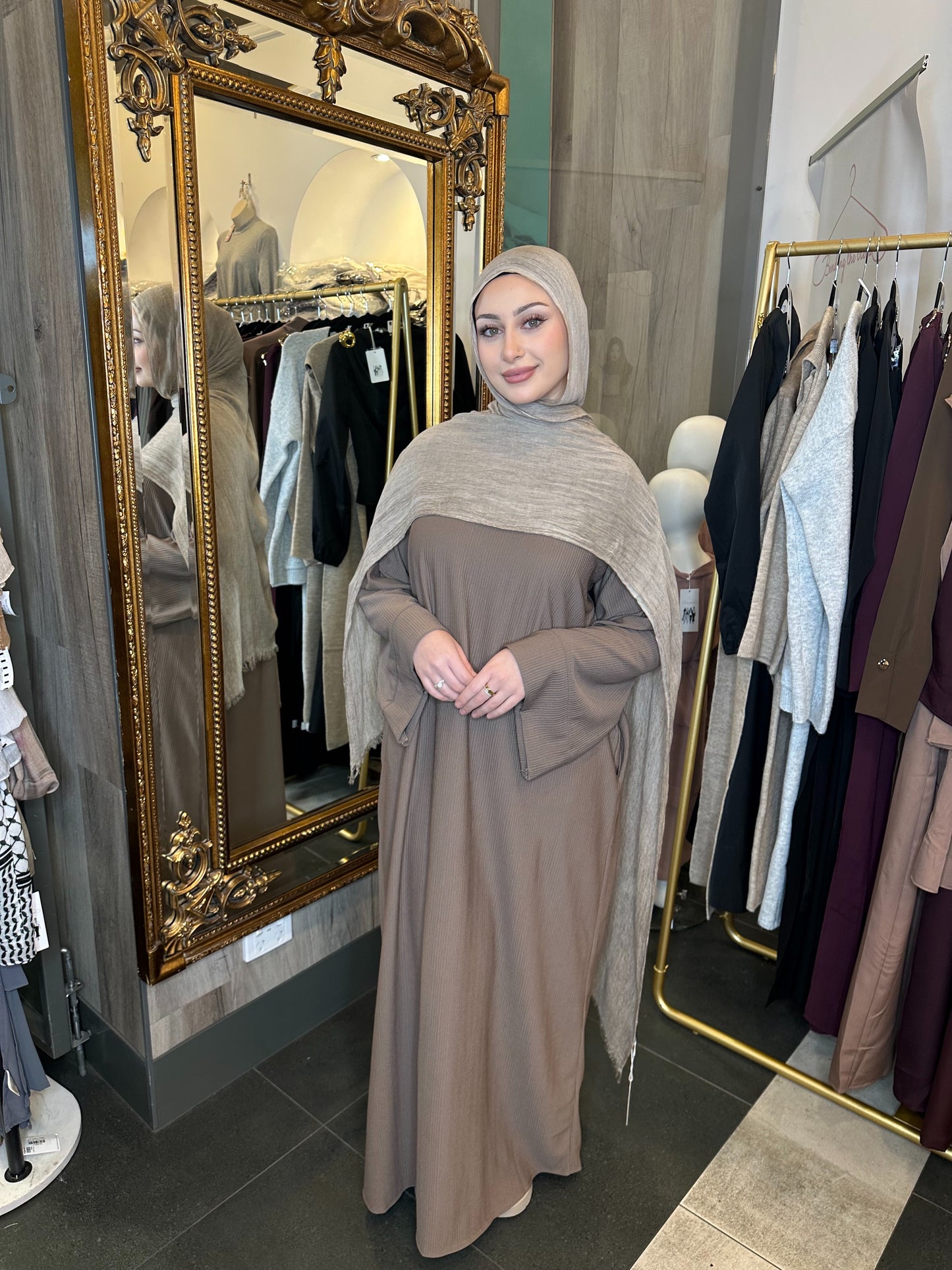 Rasha Jersey Abaya