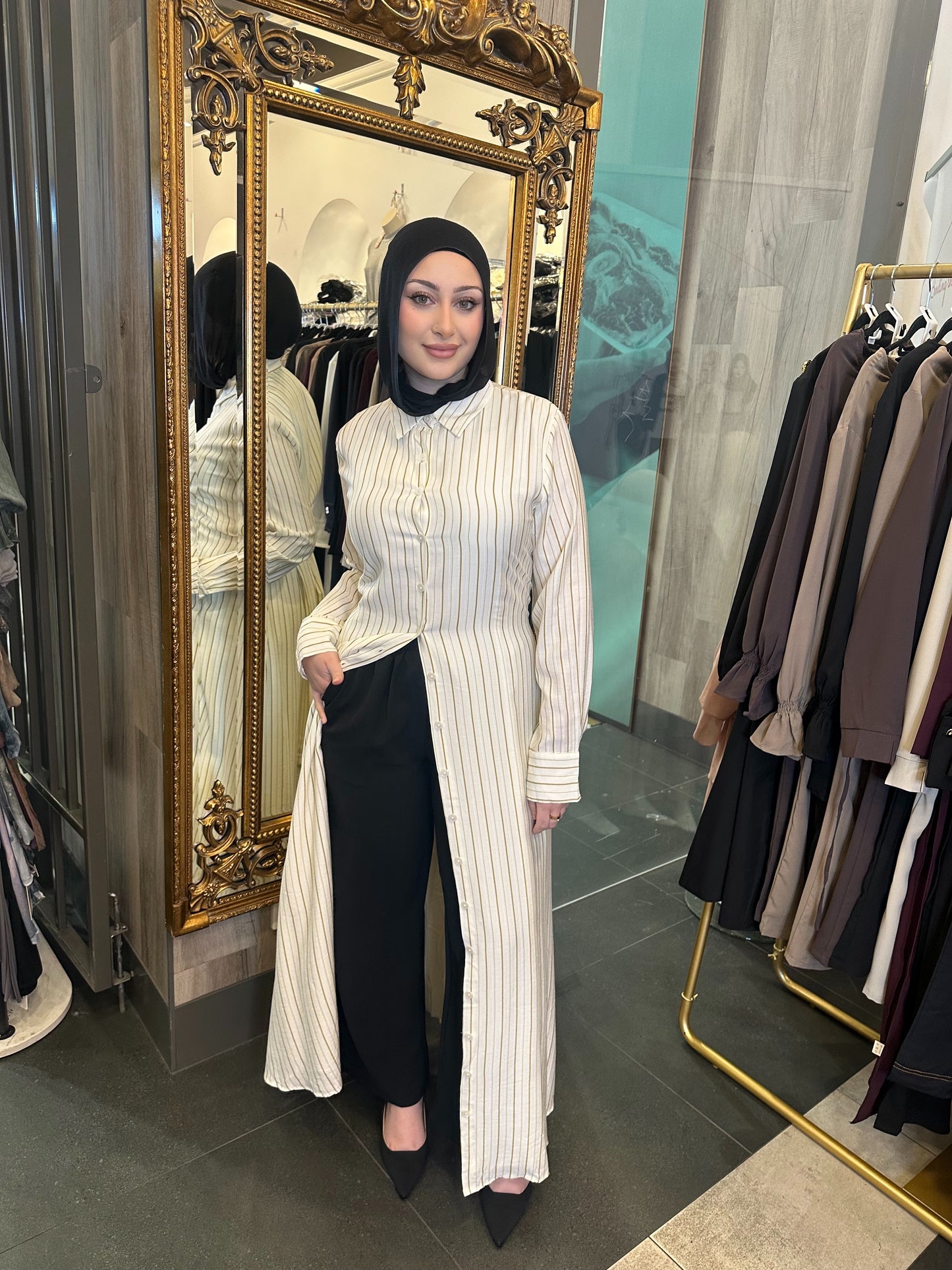 Heba Stripe Dress