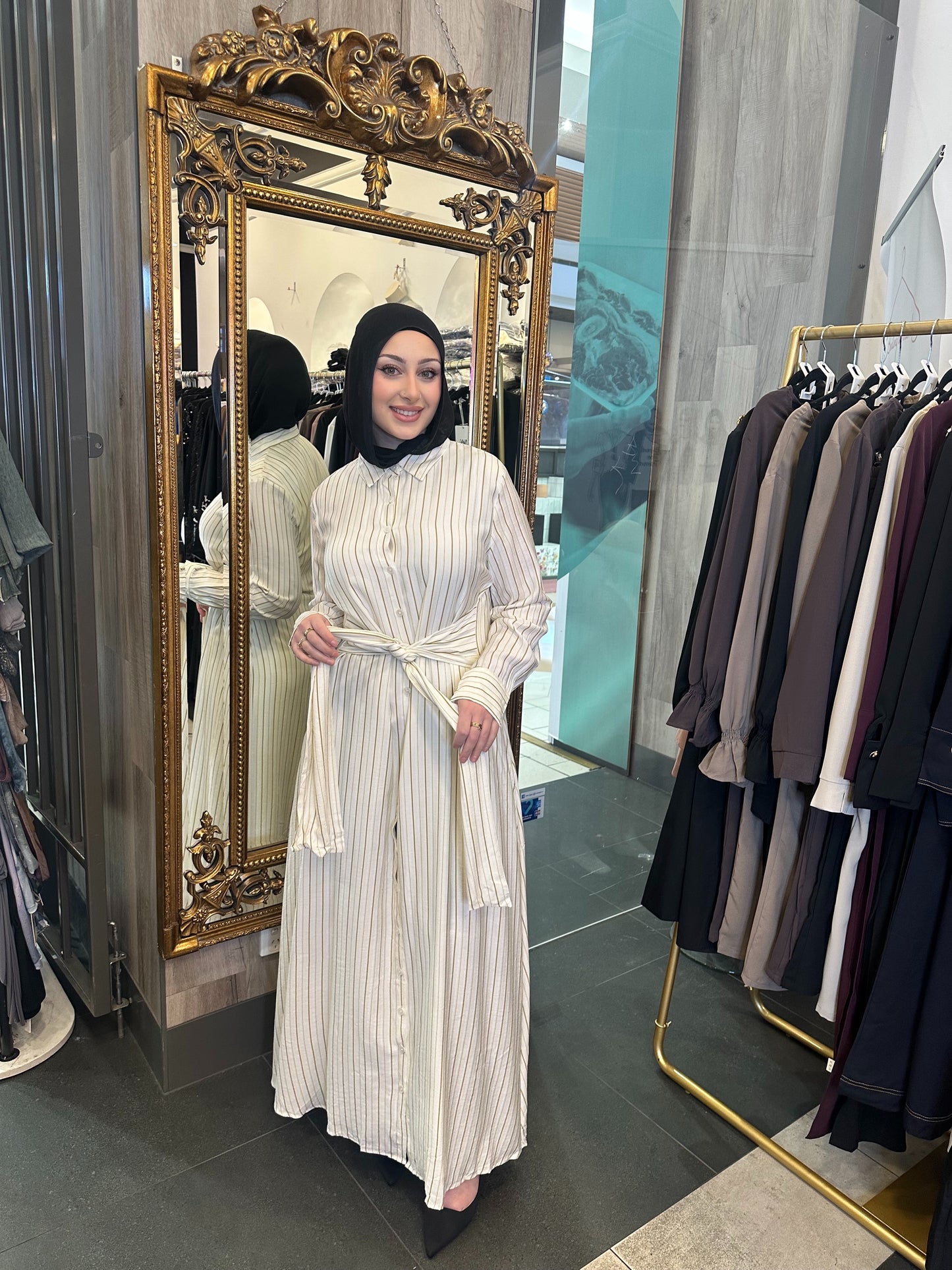 Heba Stripe Dress