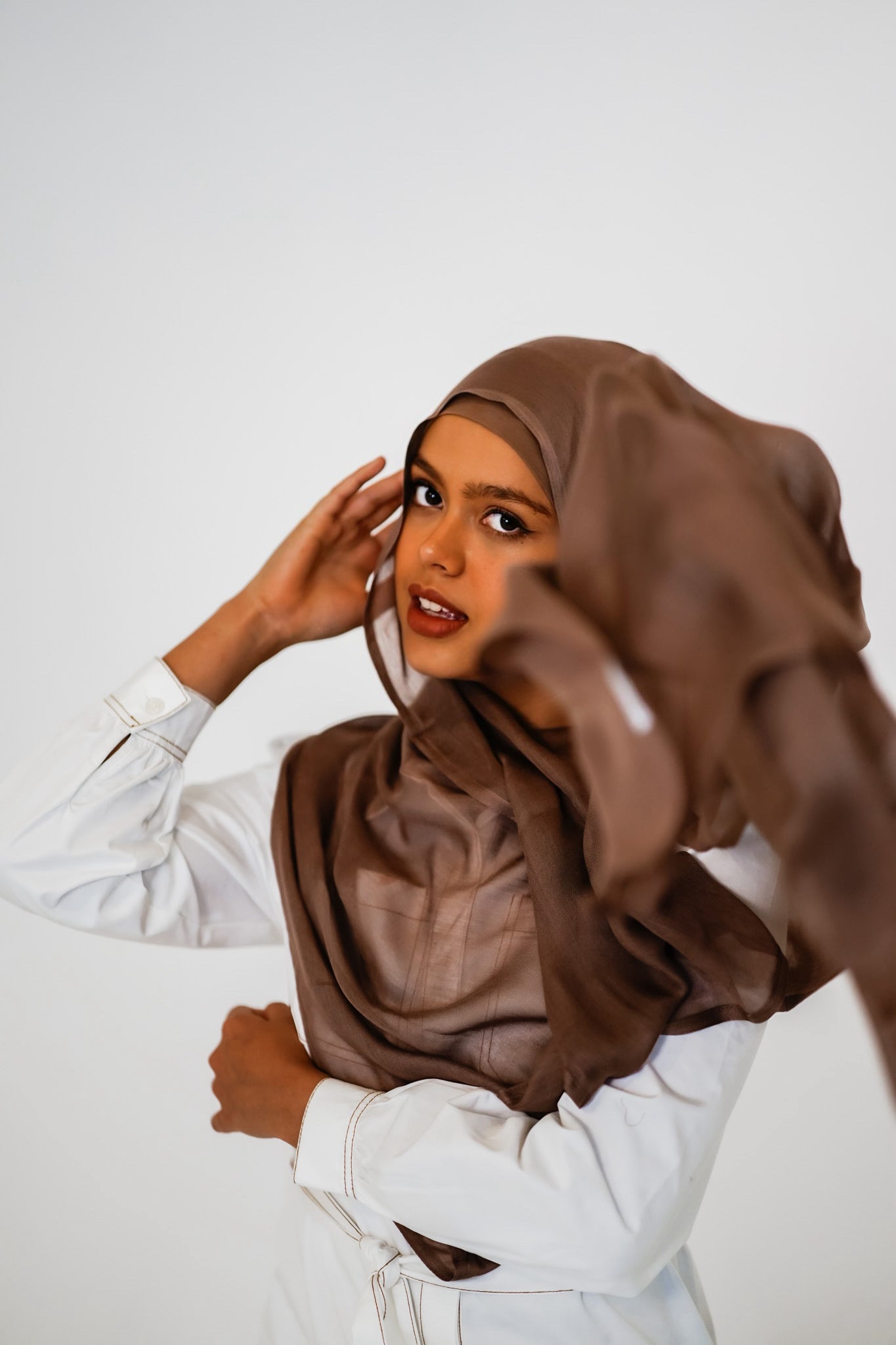 Chocolate Hijab Set #19