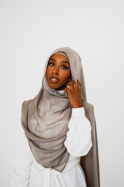 Ash Hijab Set #18