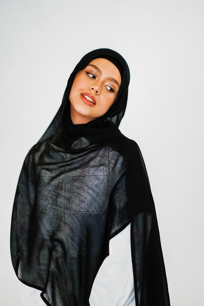 Black Hijab Set #30