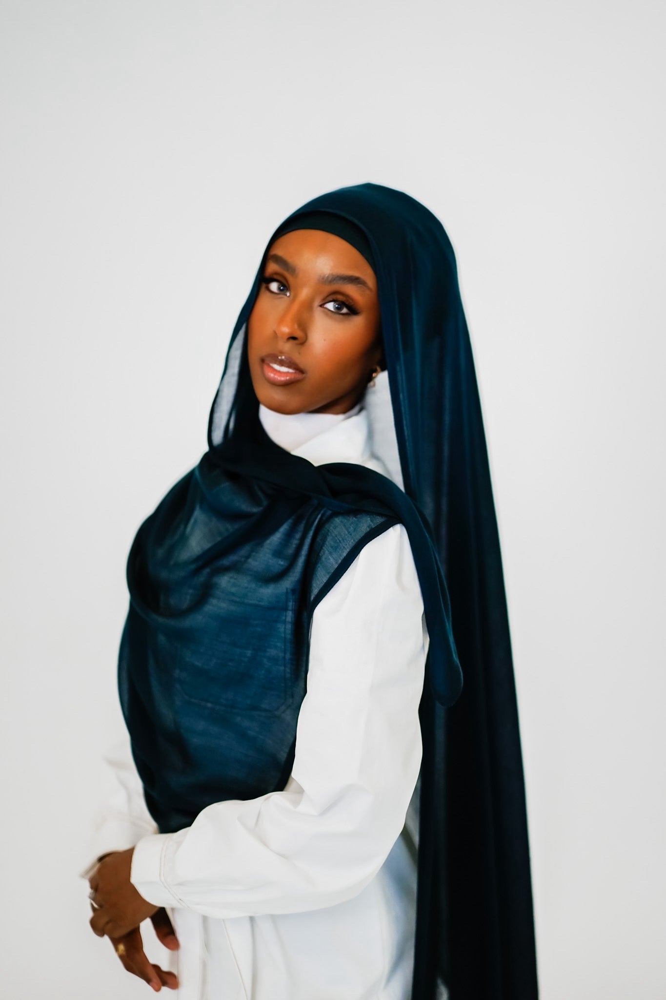 Teal Hijab Set #28