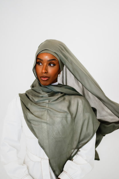 Olive Hijab Set #24