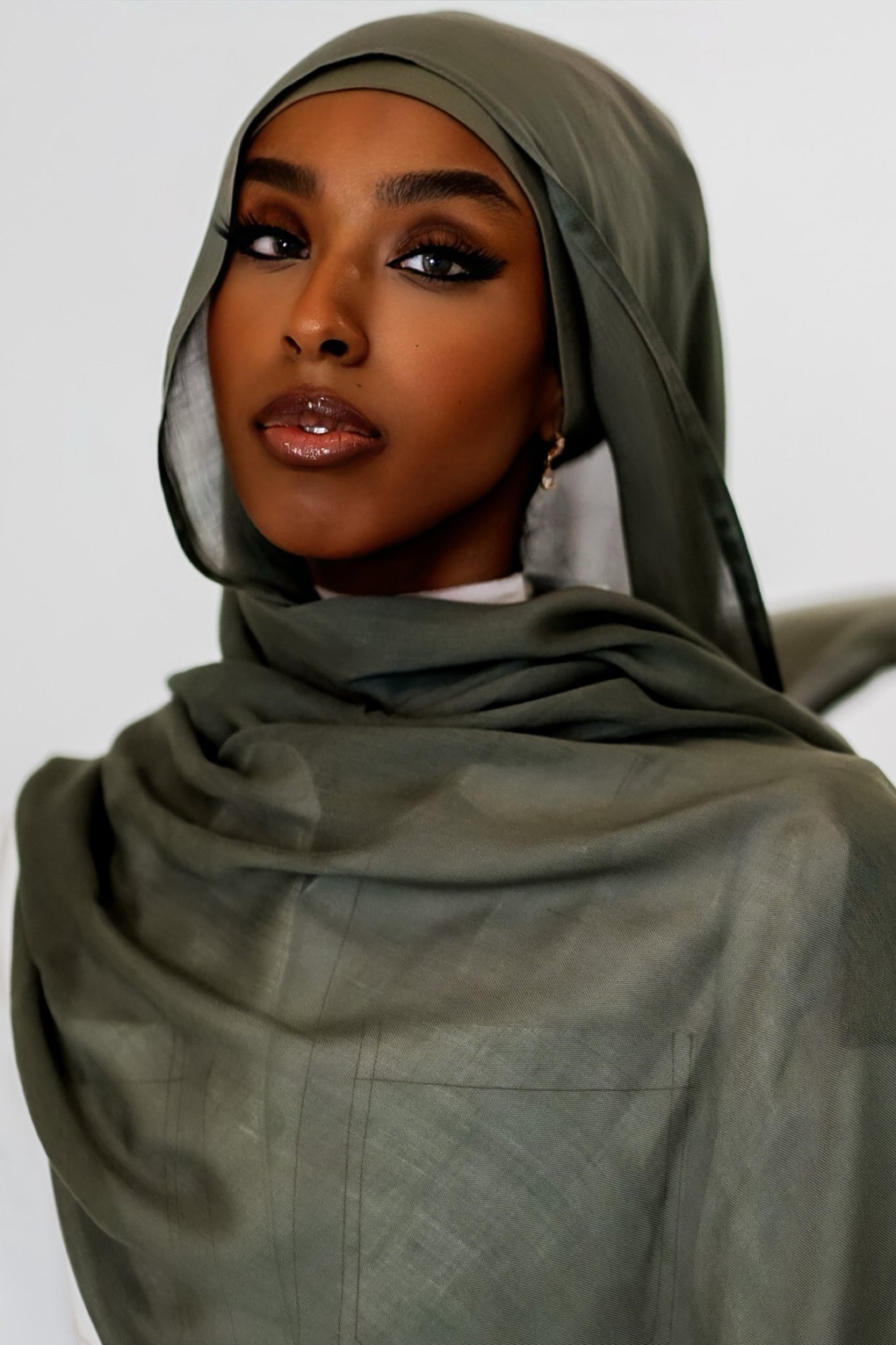 Olive Hijab Set #24