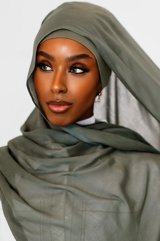 Olive Hijab Set #24