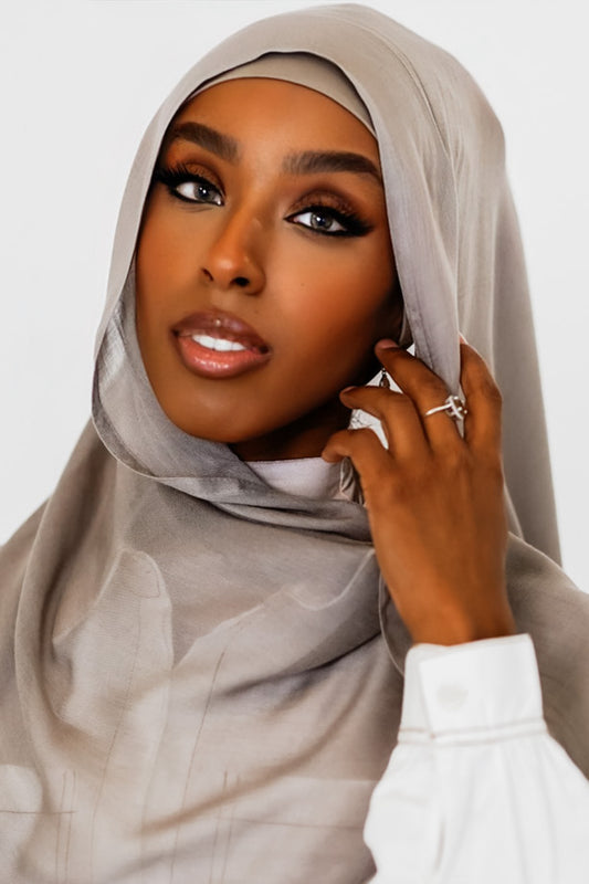 Ash Hijab Set #18