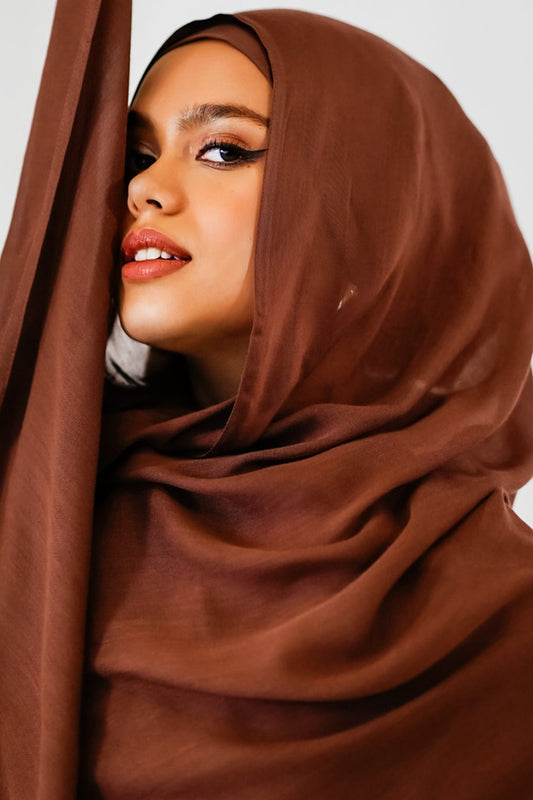 Chestnut Hijab Set #15