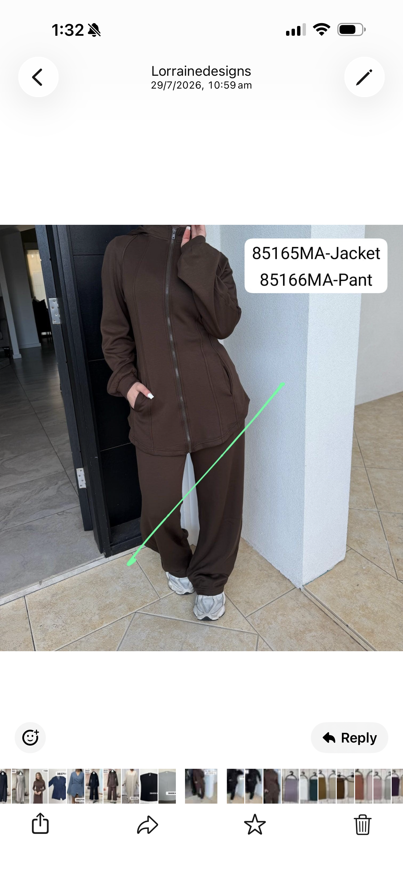 Zaina active set