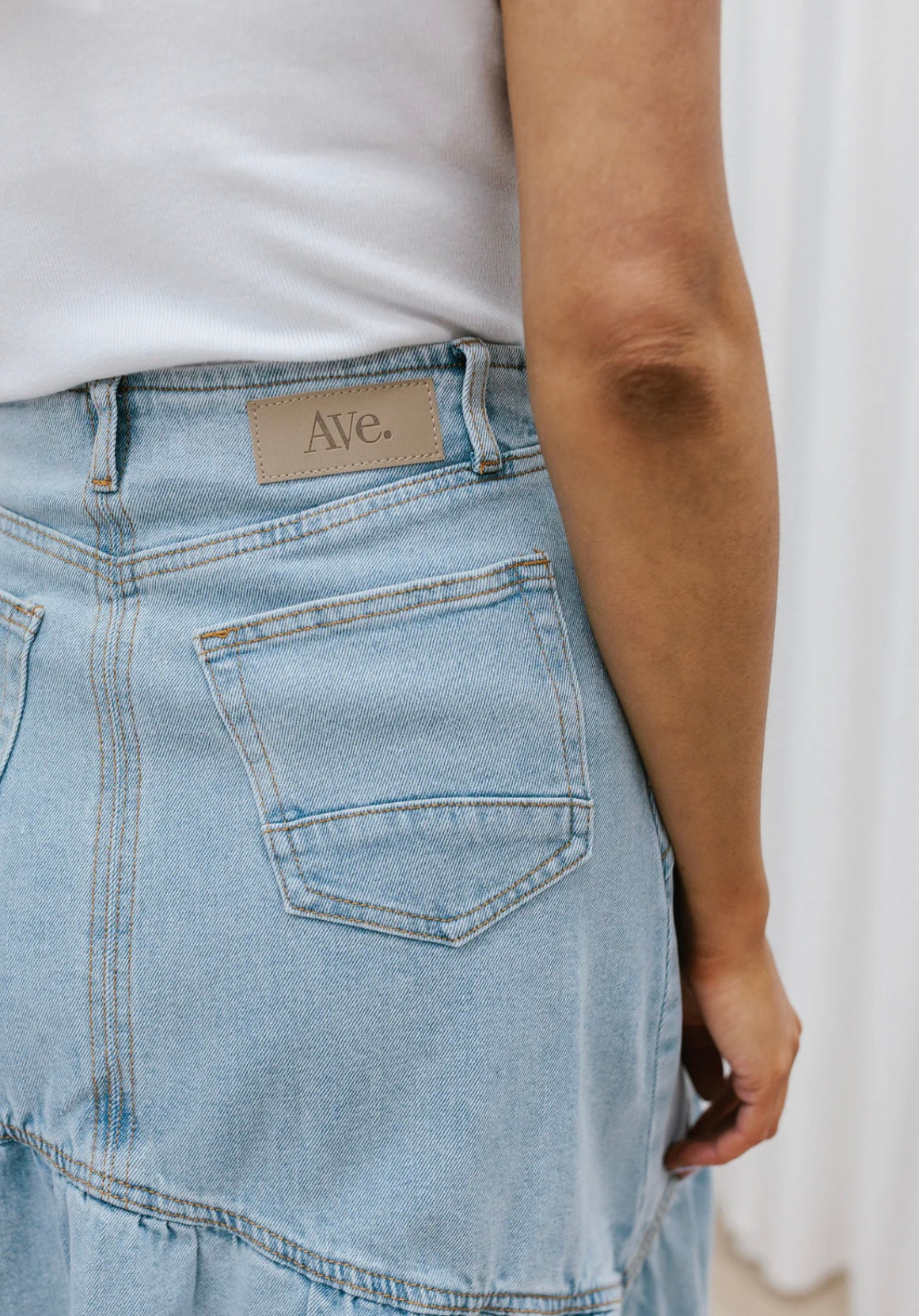 Hamilton Skirt- Denim Blue