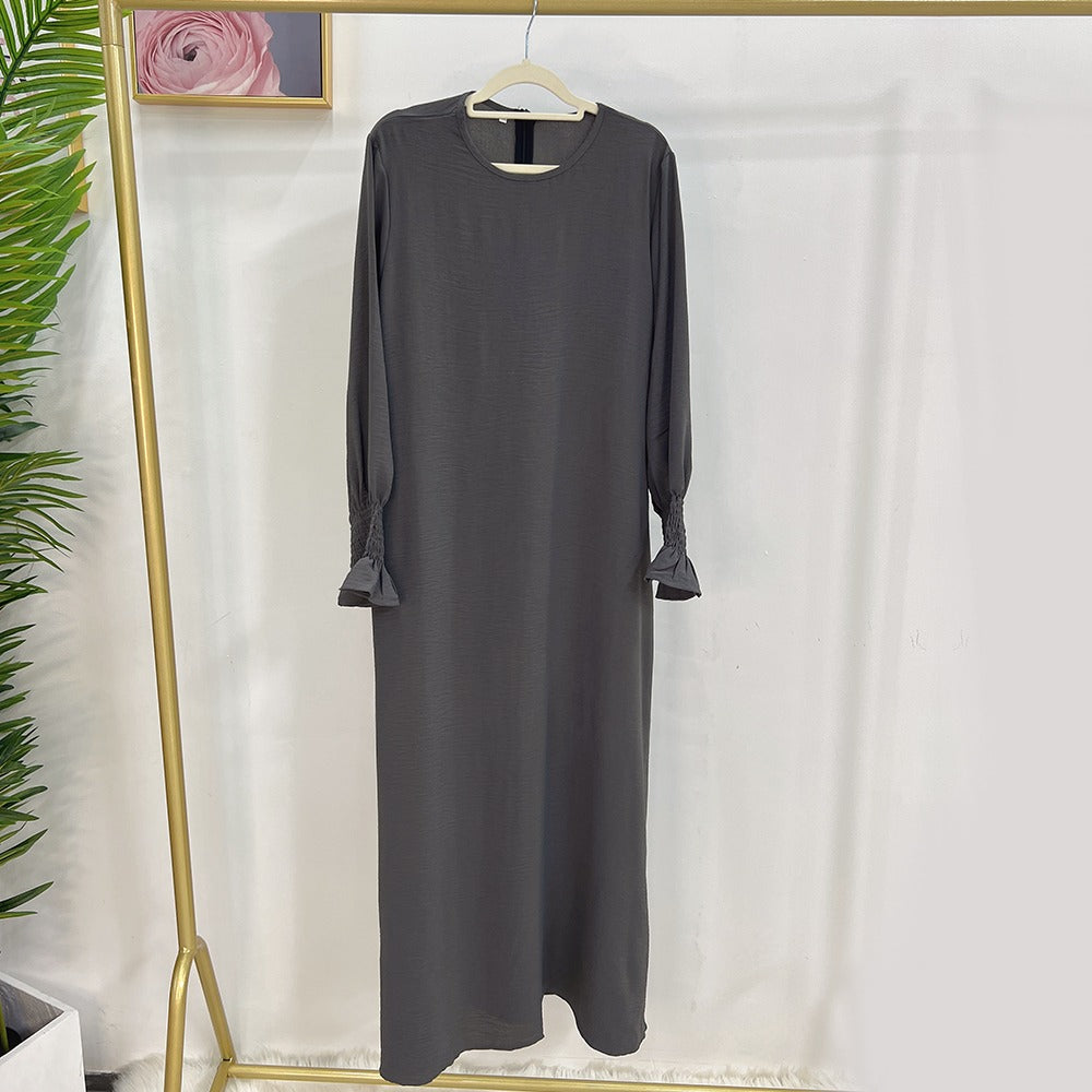 Khadija Abaya Grey