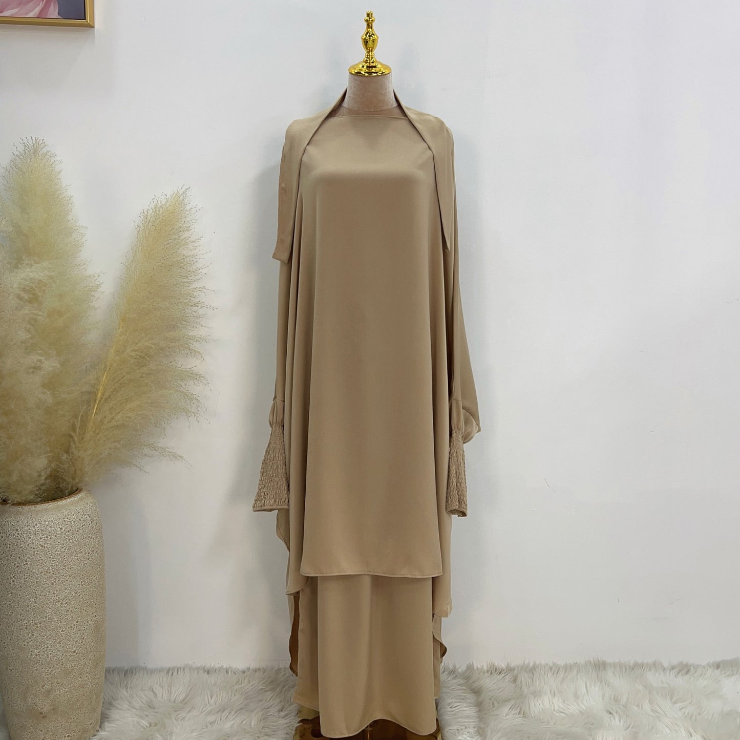 Aisha Jilbab Beige