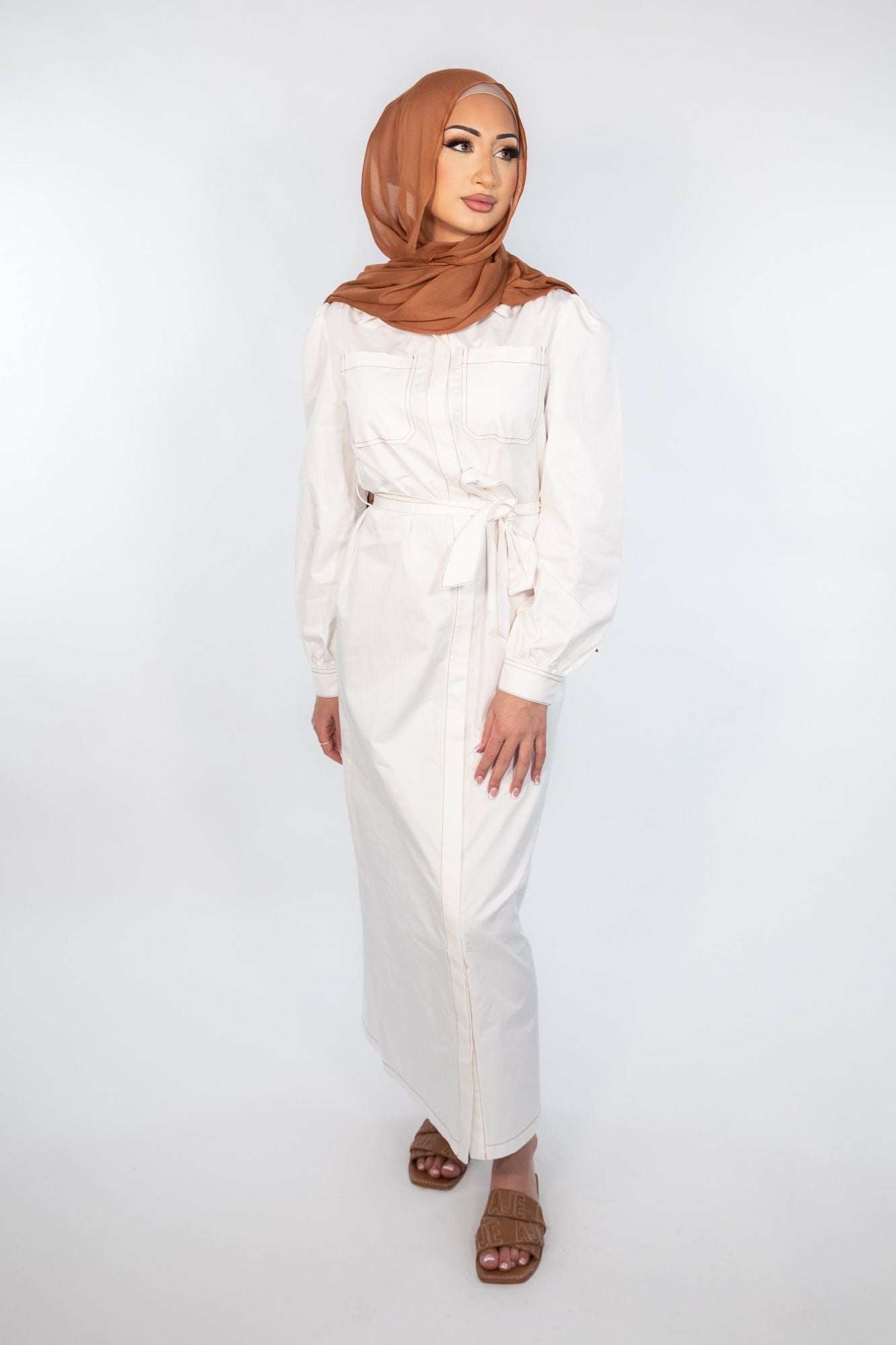 Serina Maxi Dress- White