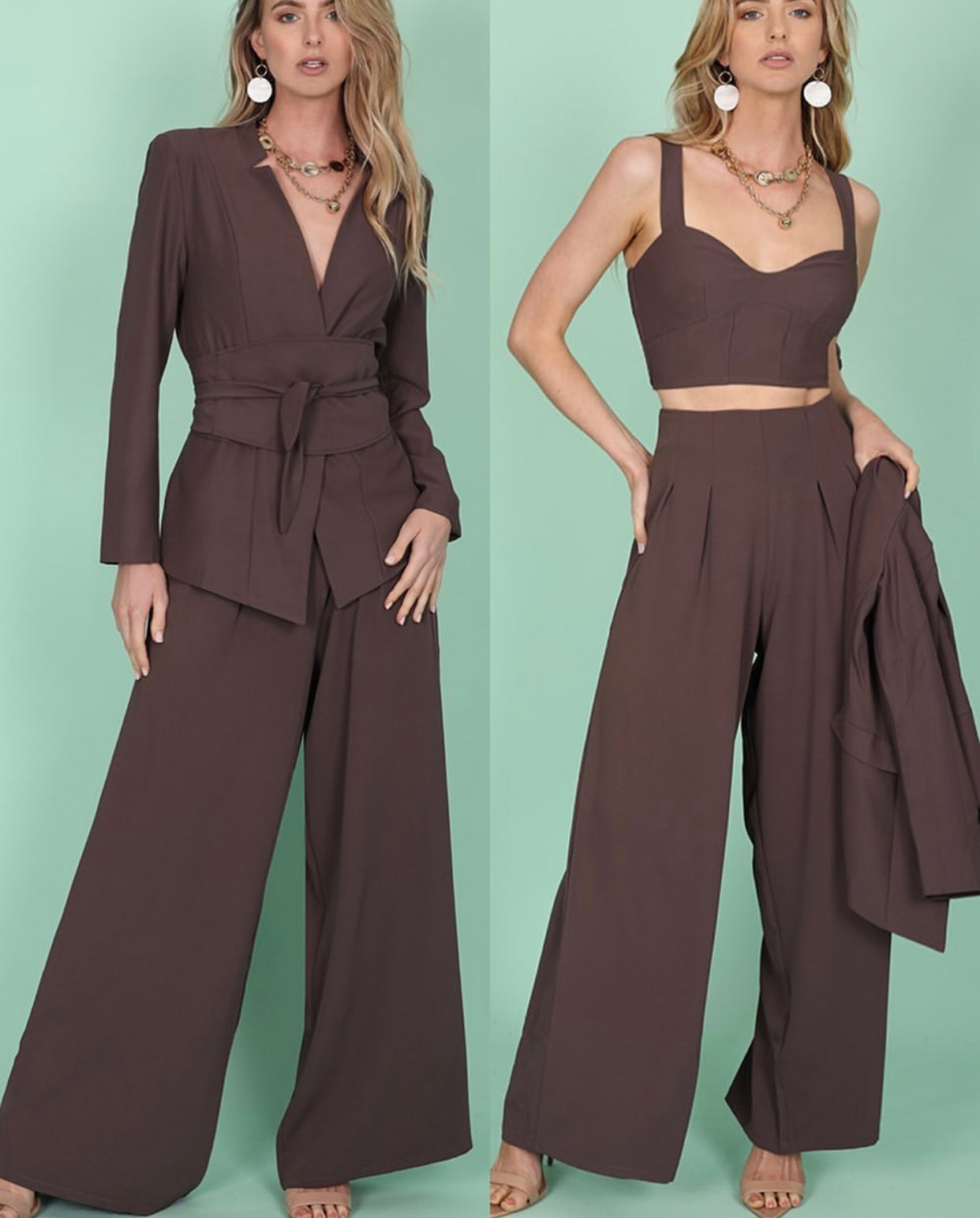 Boss Babe Bralet Brown