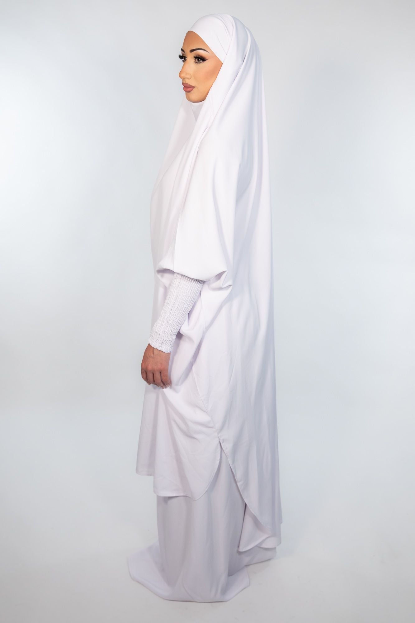Reema Jilbab Set White